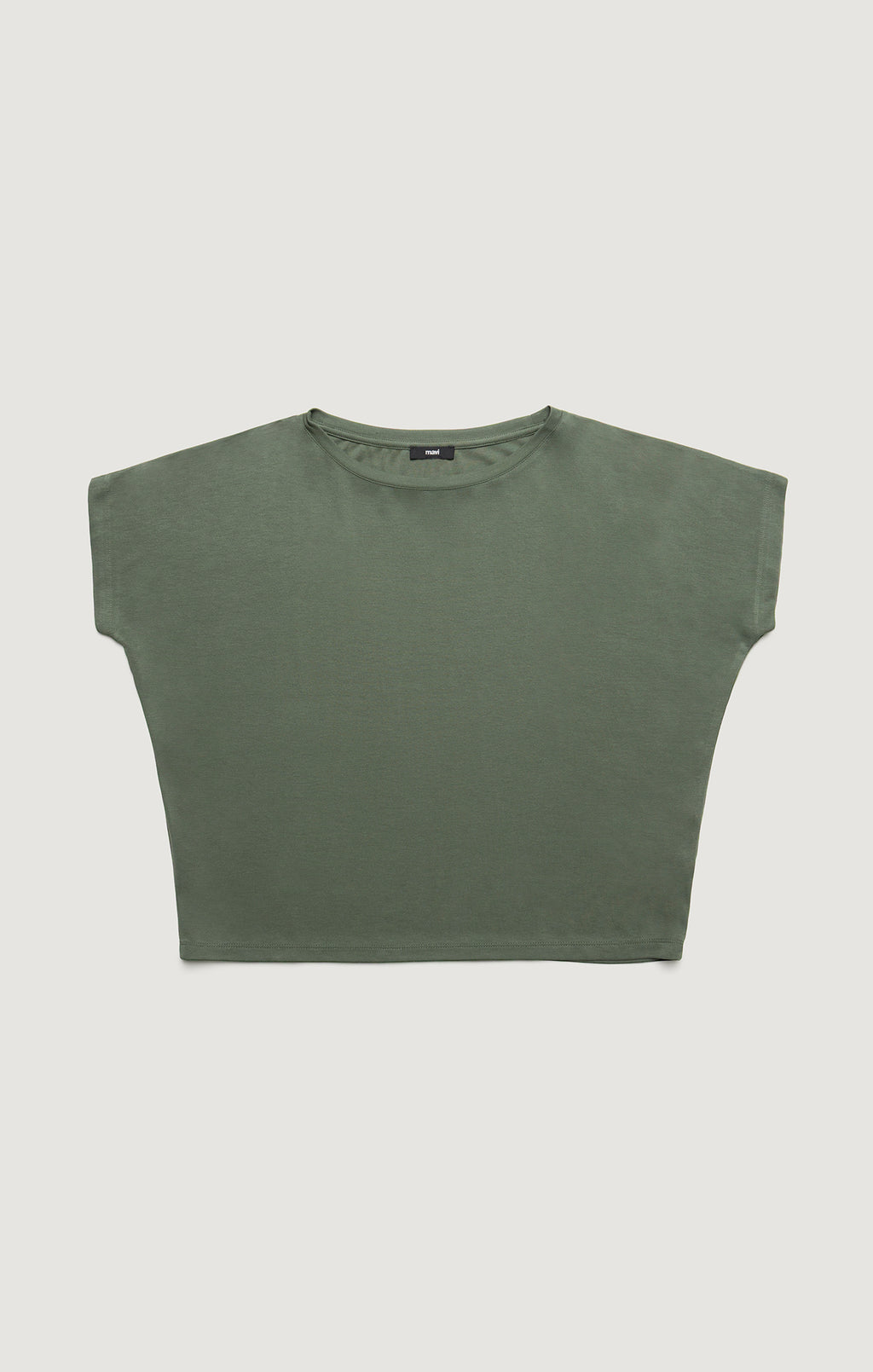 LUXE TOUCH TENCEL™ BOAT NECK T-SHIRT IN THYME