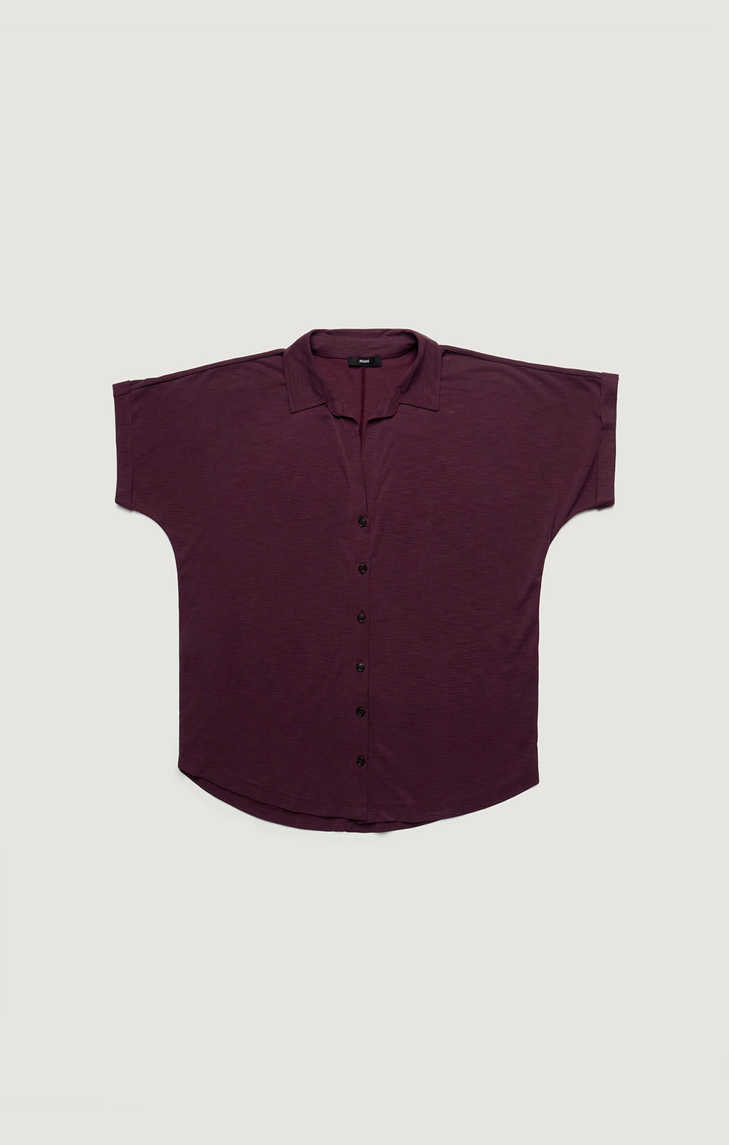 LUXE TOUCH TENCEL™ BUTTON-UP T-SHIRT IN SASSAFRAS - Mavi Jeans