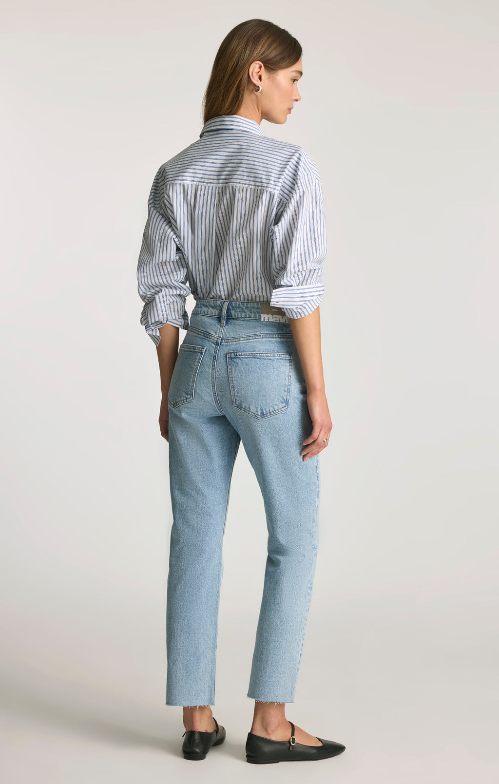 NEW YORK STRAIGHT LEG IN LIGHT BRUSHED CLASSIC BLUE - Mavi Jeans