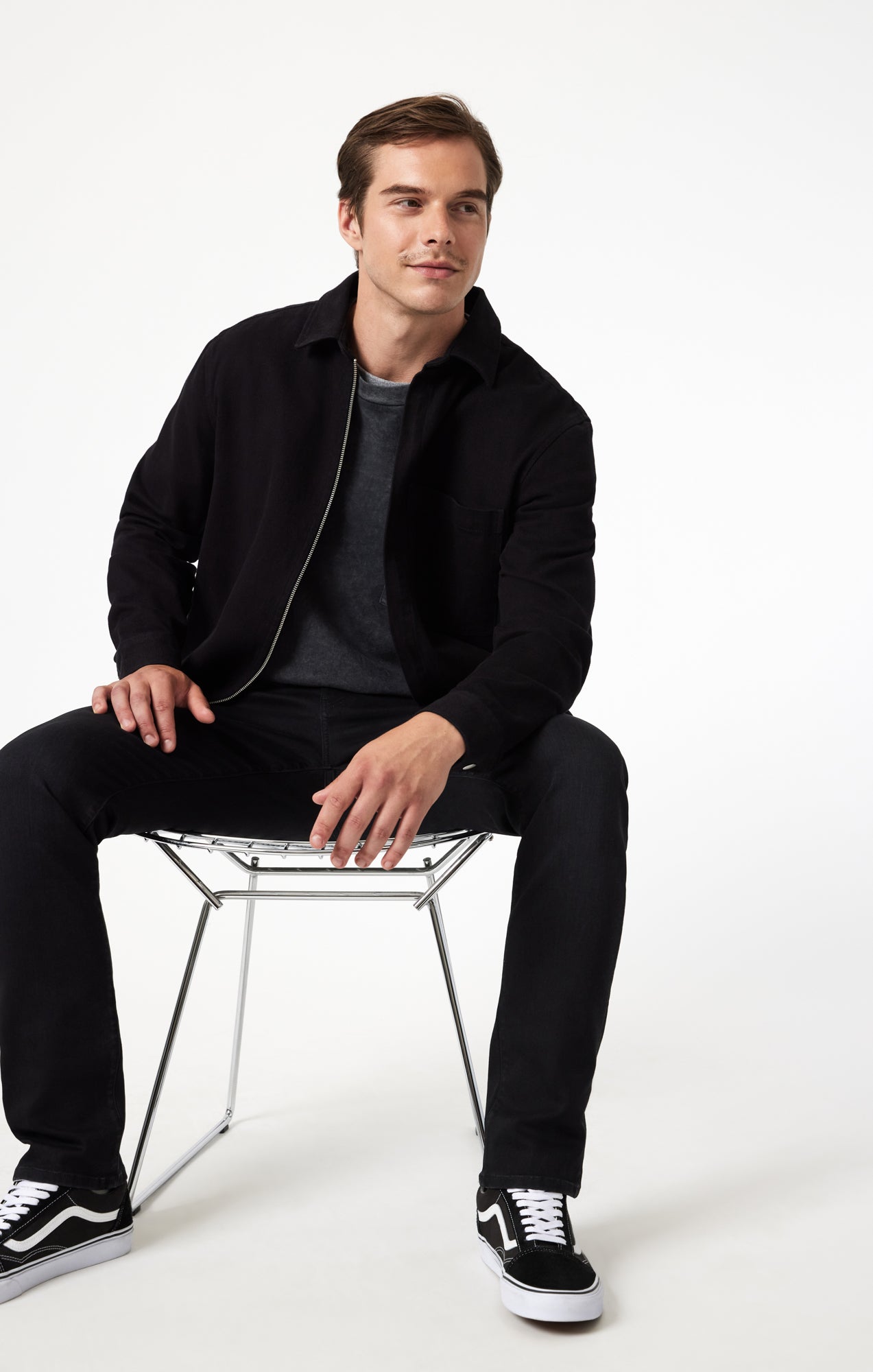 JAKE SLIM LEG IN DARK SMOKE SUPERMOVE - Mavi Jeans
