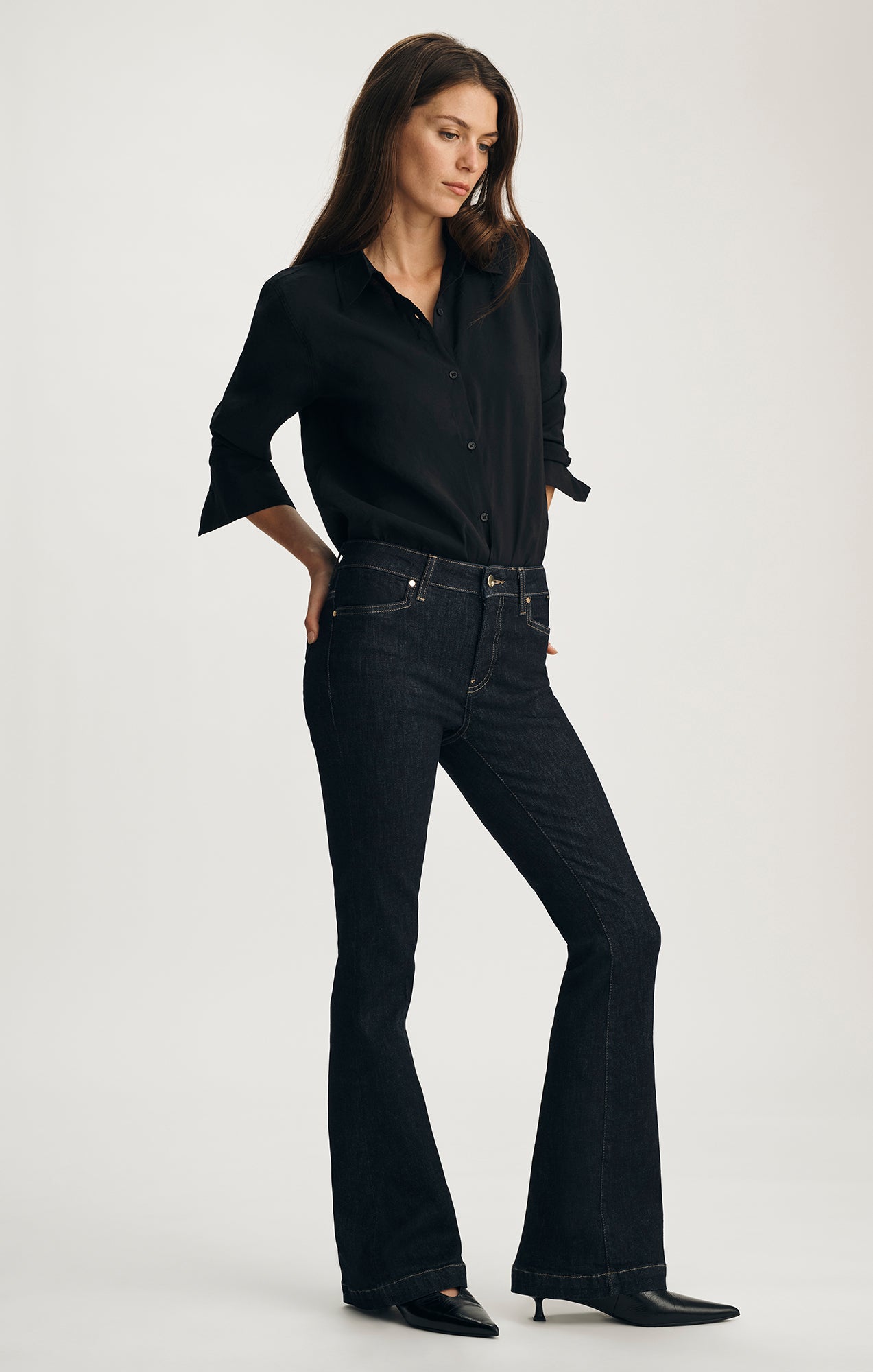 SYDNEY FLARE IN RINSE GOLD PREMIUM