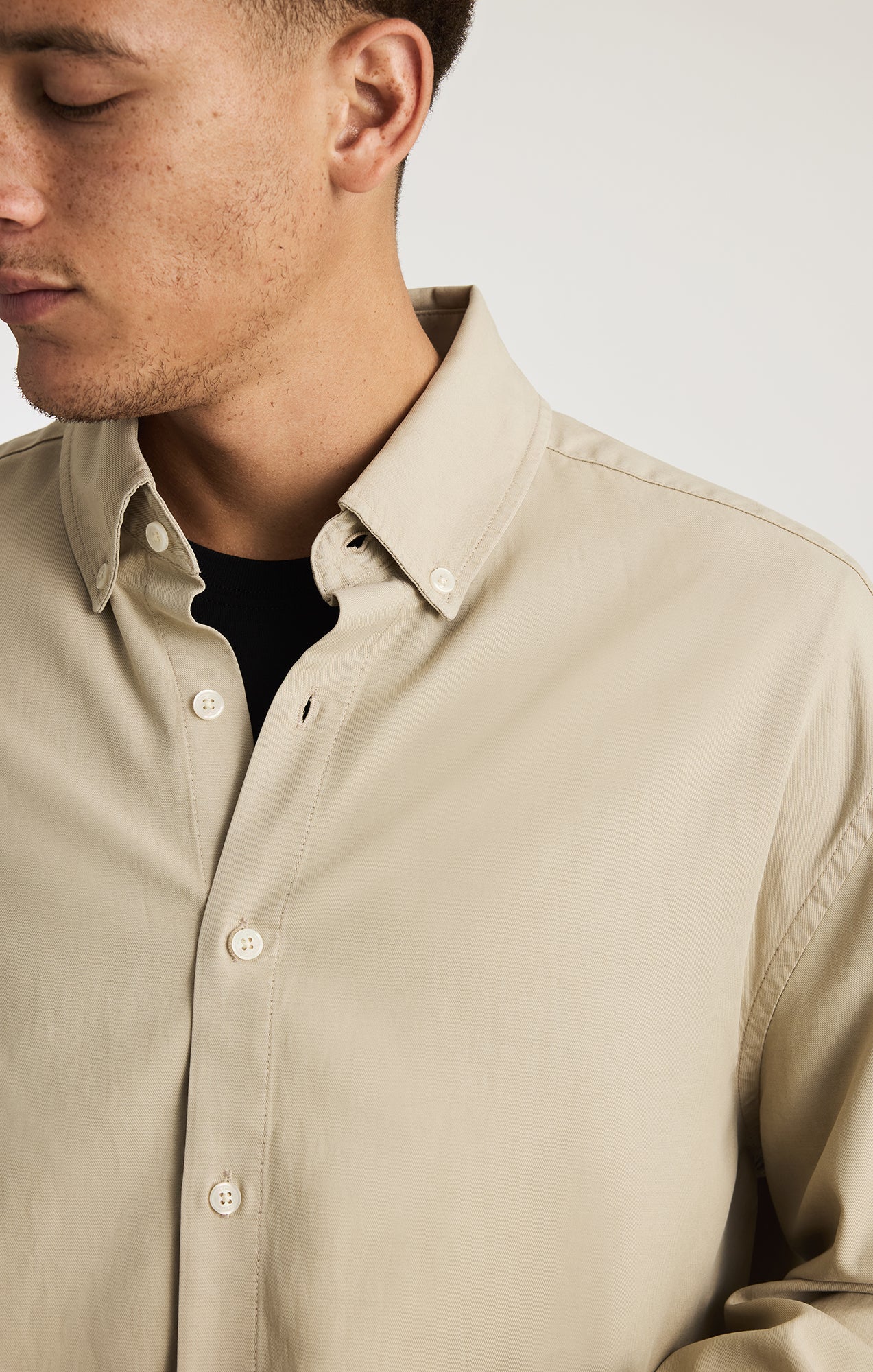 EDITION POCKET BUTTON-UP SHIRT IN LONDON FOG