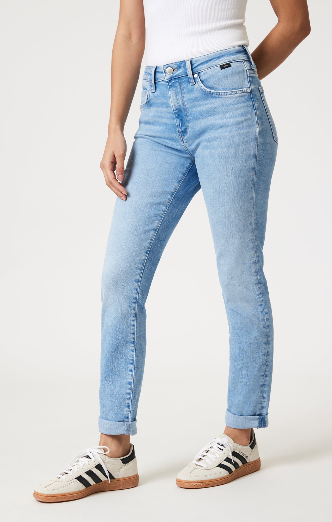 KATHLEEN SLIM BOYFRIEND IN LIGHT BLUE FEATHER BLUE - Mavi Jeans