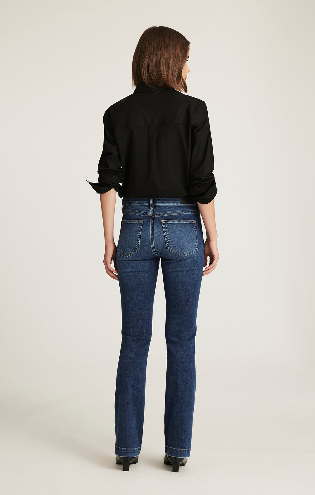 VICKY BOOTCUT IN DARK BRUSHED FEATHER LUXE - Mavi Jeans