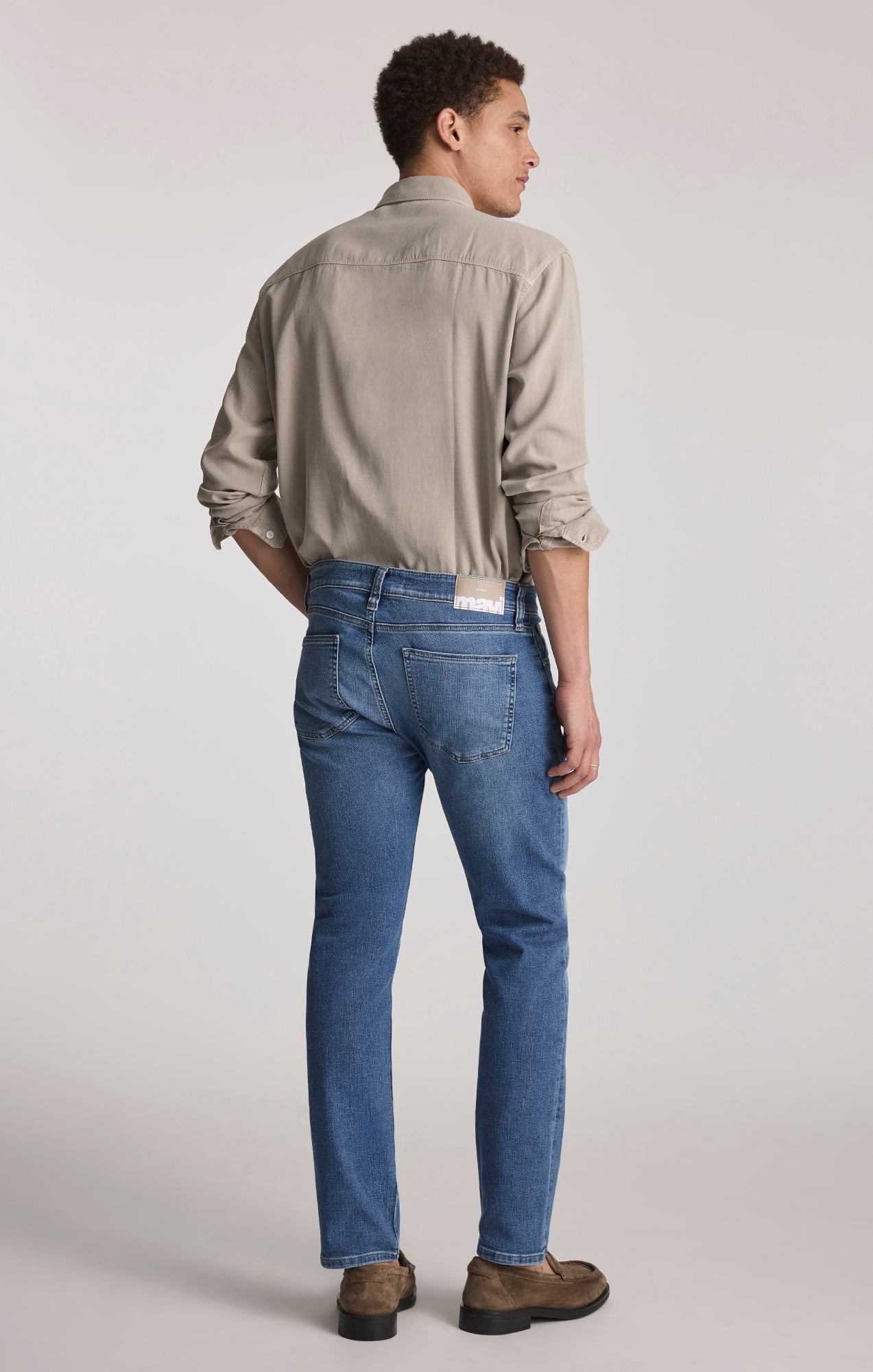 MARCUS SLIM STRAIGHT LEG IN LIGHT USED BRUSHED CLASSIC VINTAGE - Mavi Jeans