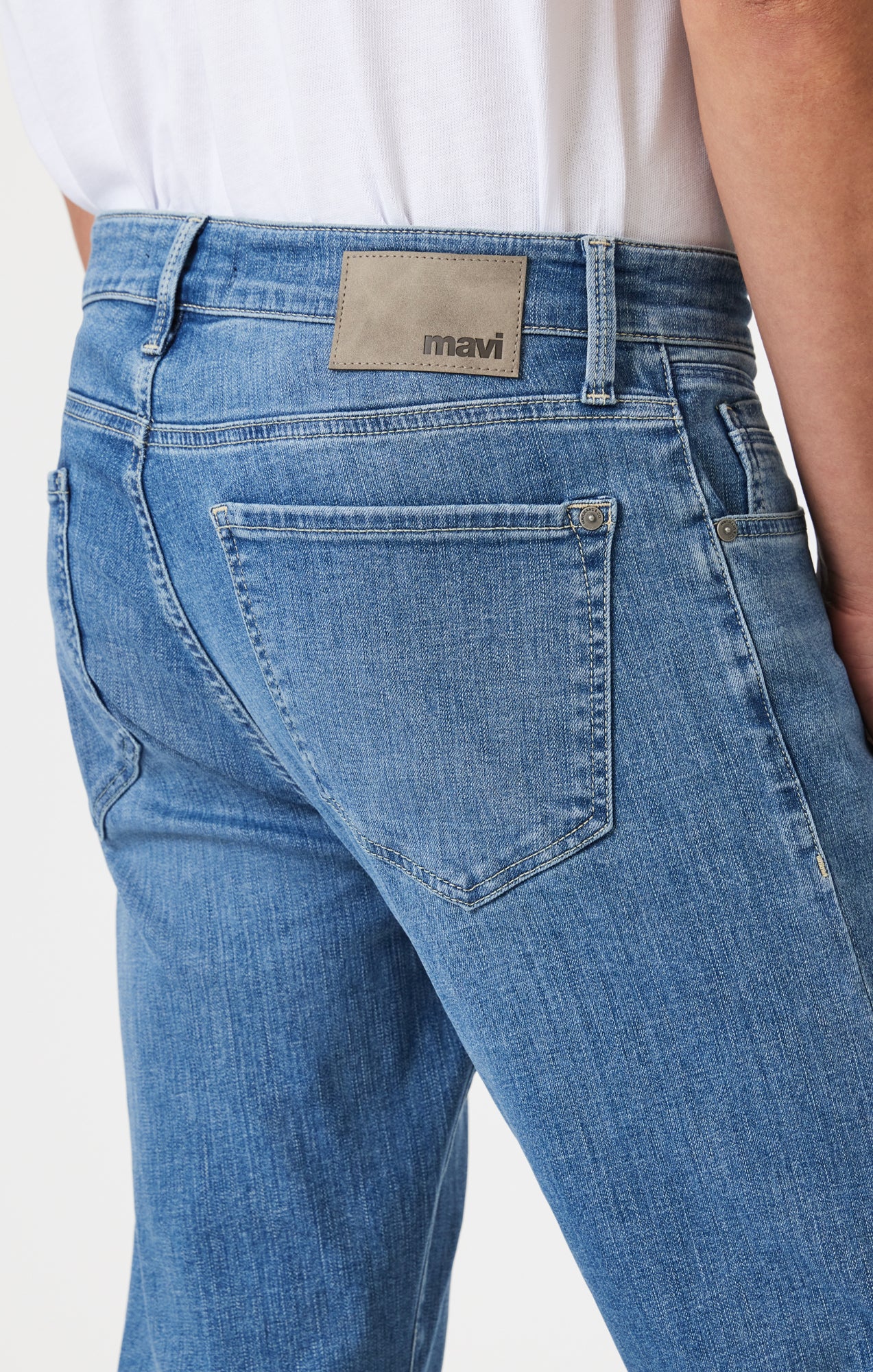 ZACH STRAIGHT LEG IN OCEAN BRUSHED ORGANIC VINTAGE - Mavi Jeans