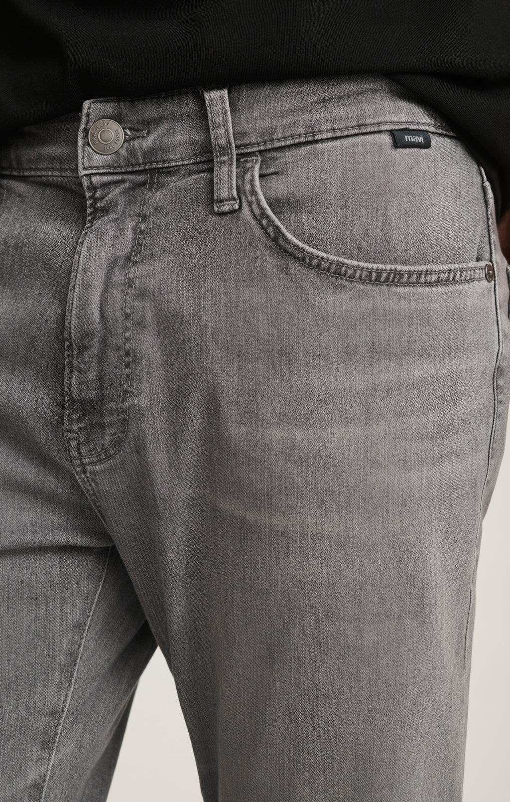 ZACH STRAIGHT LEG IN LIGHT SMOKE SUPERMOVE - Mavi Jeans