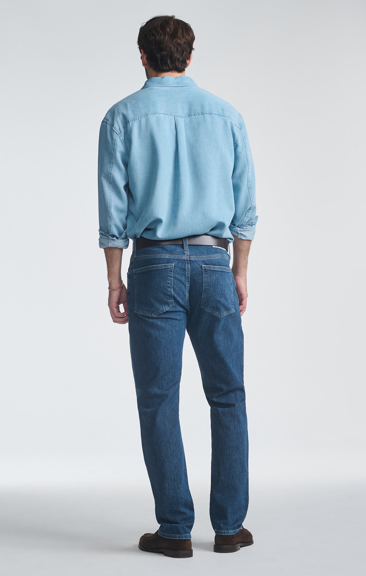 ZACH STRAIGHT LEG IN DEEP USED CLASSIC BLUE - Mavi Jeans