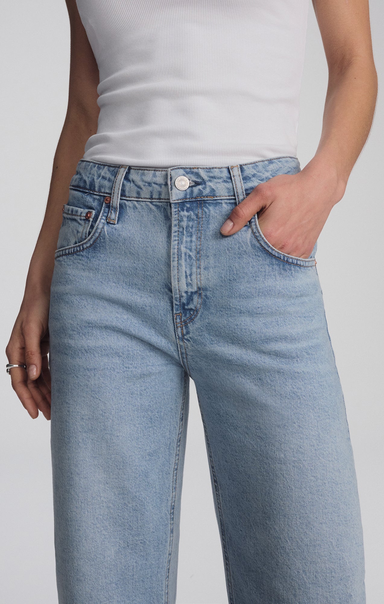 NICA BARREL IN LIGHT BRUSHED CLASSIC BLUE - Mavi Jeans