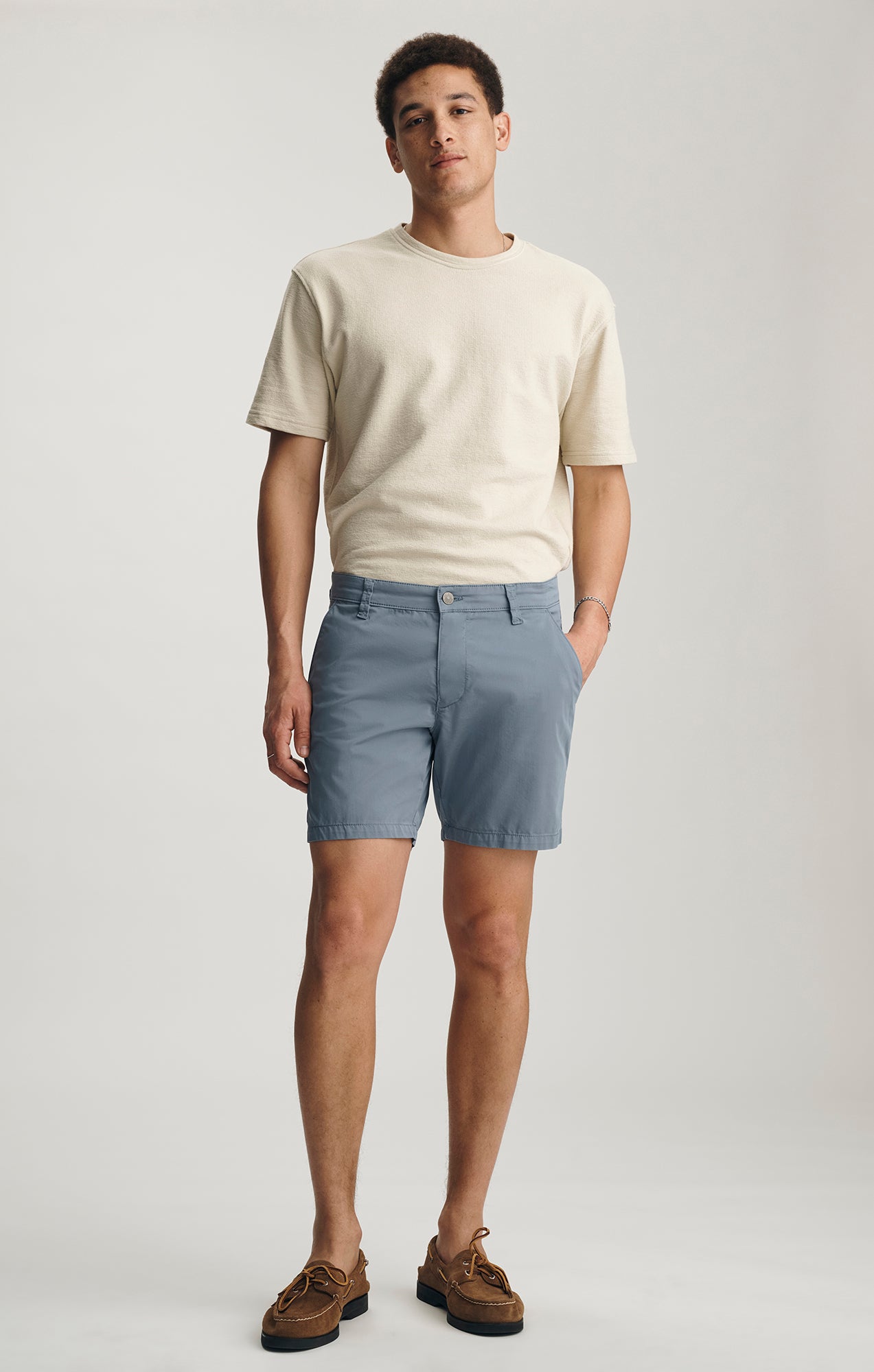 NATE CHINO SHORTS IN STEEL CITY SMART