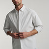 LONG SLEEVE BUTTON-UP SHIRT IN BLACK IRIS - Mavi Jeans