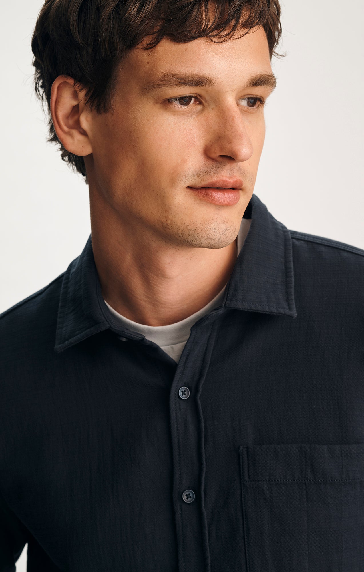ONE POCKET BUTTON-UP SHIRT IN SKY CAPTAIN - Mavi Jeans