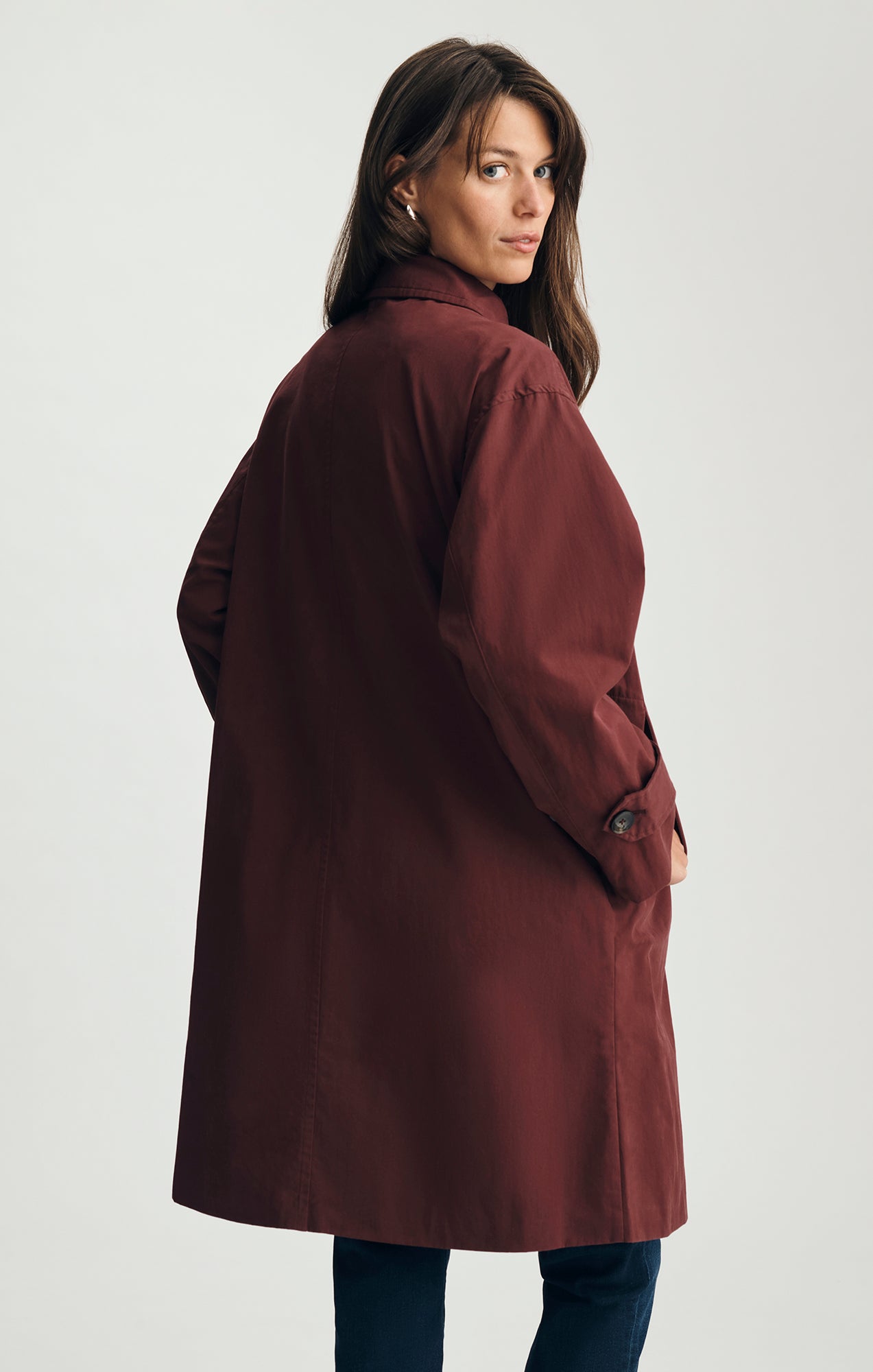 OVERSIZED TRENCH COAT IN PORT ROYALE - Mavi Jeans