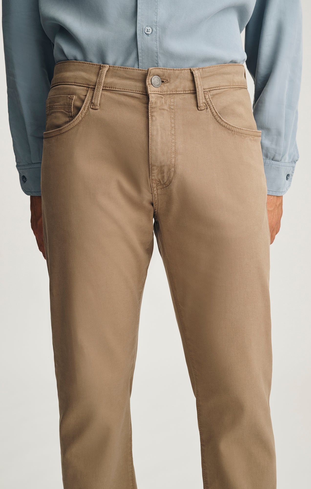 ZACH STRAIGHT LEG IN SHITAKE LUXE TWILL