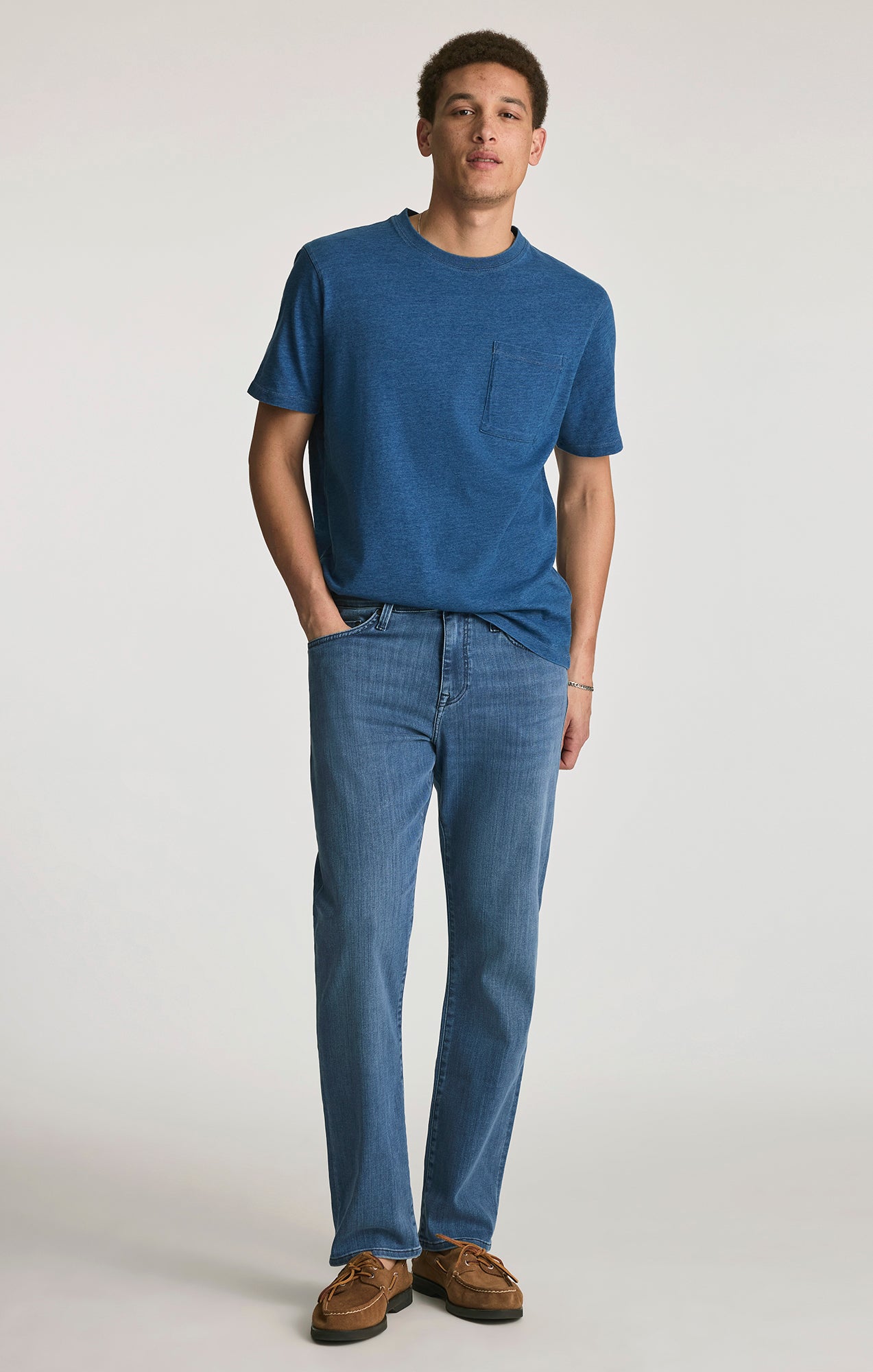 POCKET T-SHIRT IN INDIGO - Mavi Jeans
