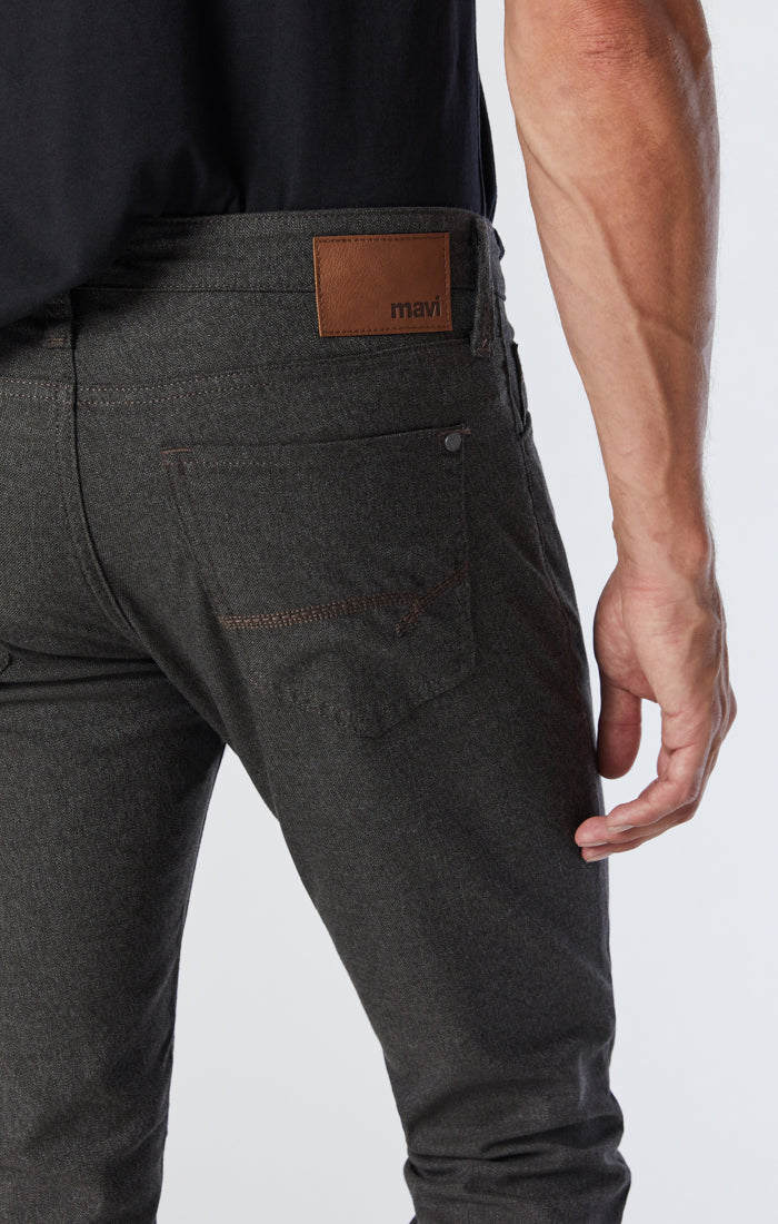 MARCUS SLIM STRAIGHT LEG IN BROWN FEATHER TWEED - Mavi Jeans