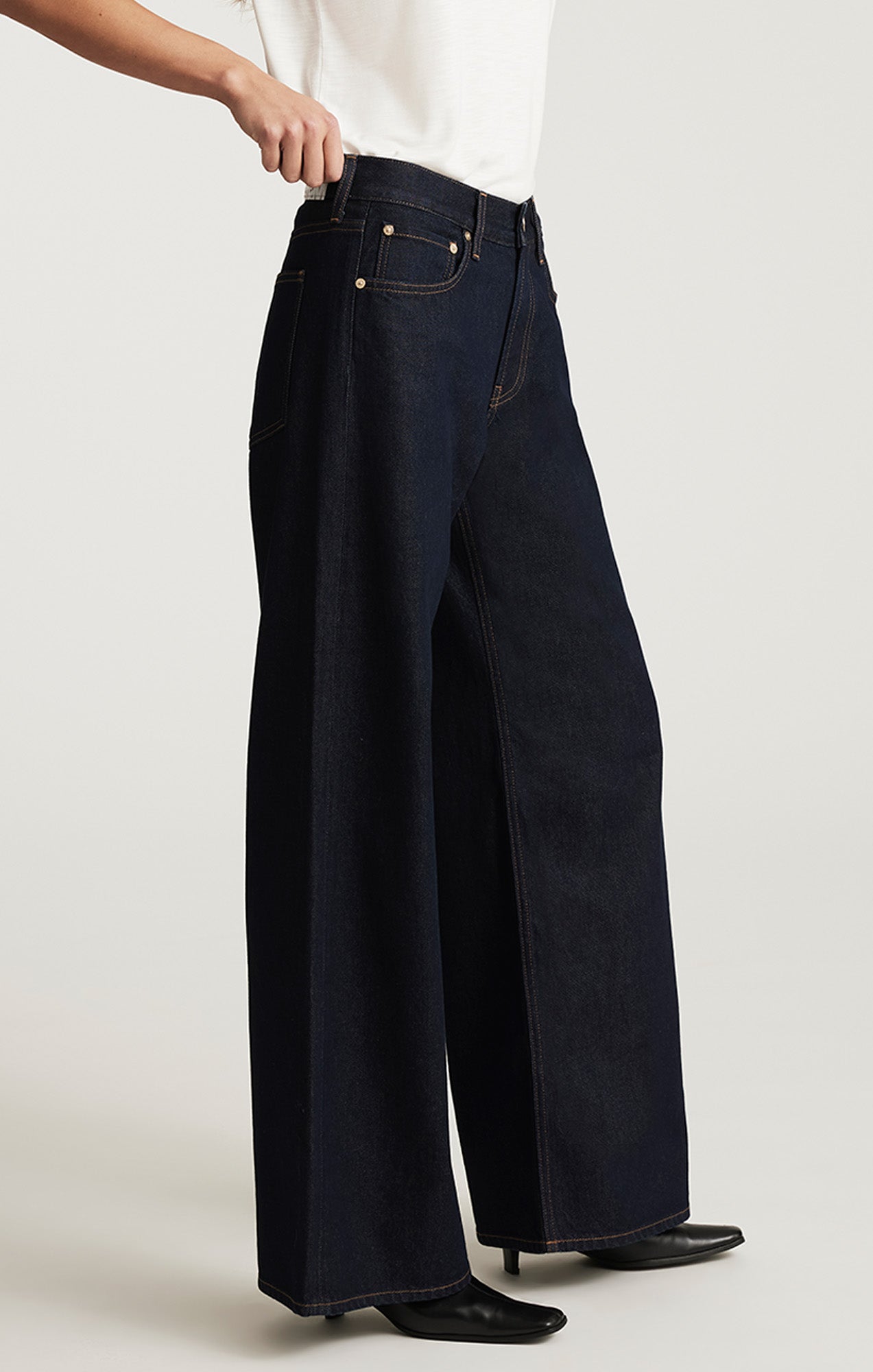 SANDY WIDE LEG IN RINSE CLASSIC DENIM - Mavi Jeans