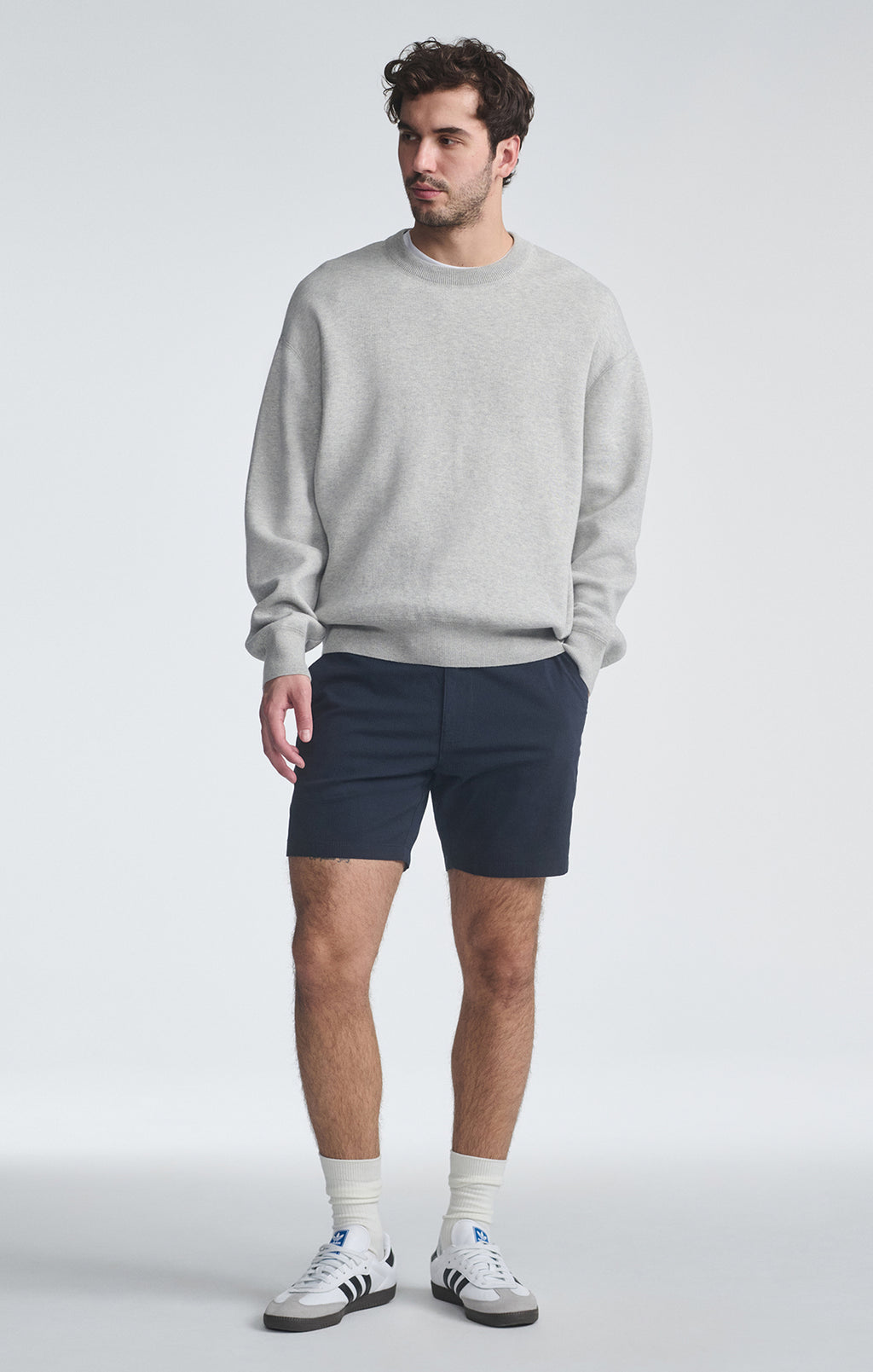 NATE SHORTS IN NAVY SEERSUCKER - Mavi Jeans