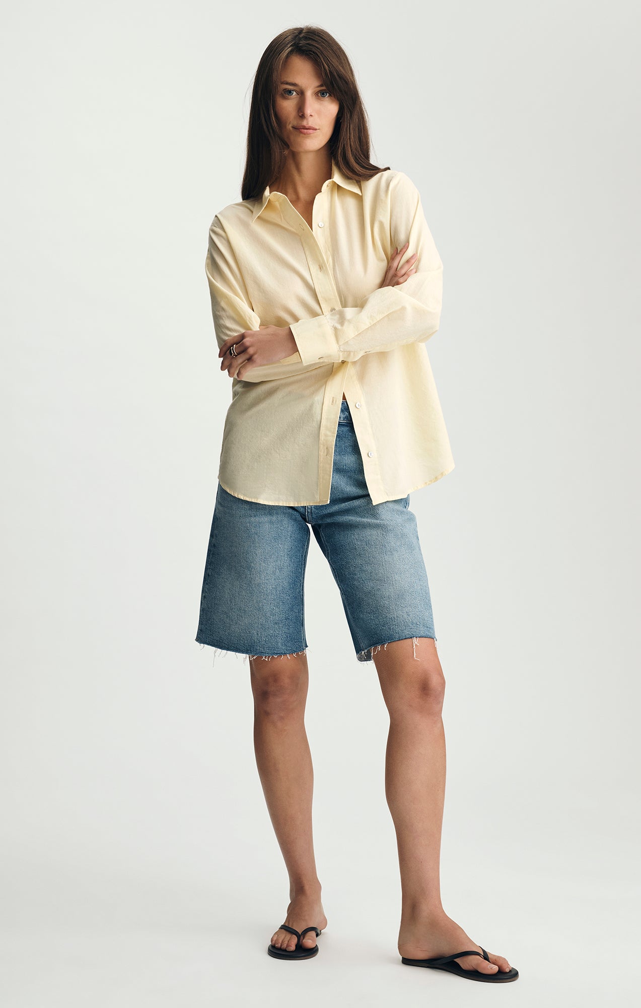 LONG SLEEVE BUTTON-UP SHIRT IN SUNLIGHT - Mavi Jeans
