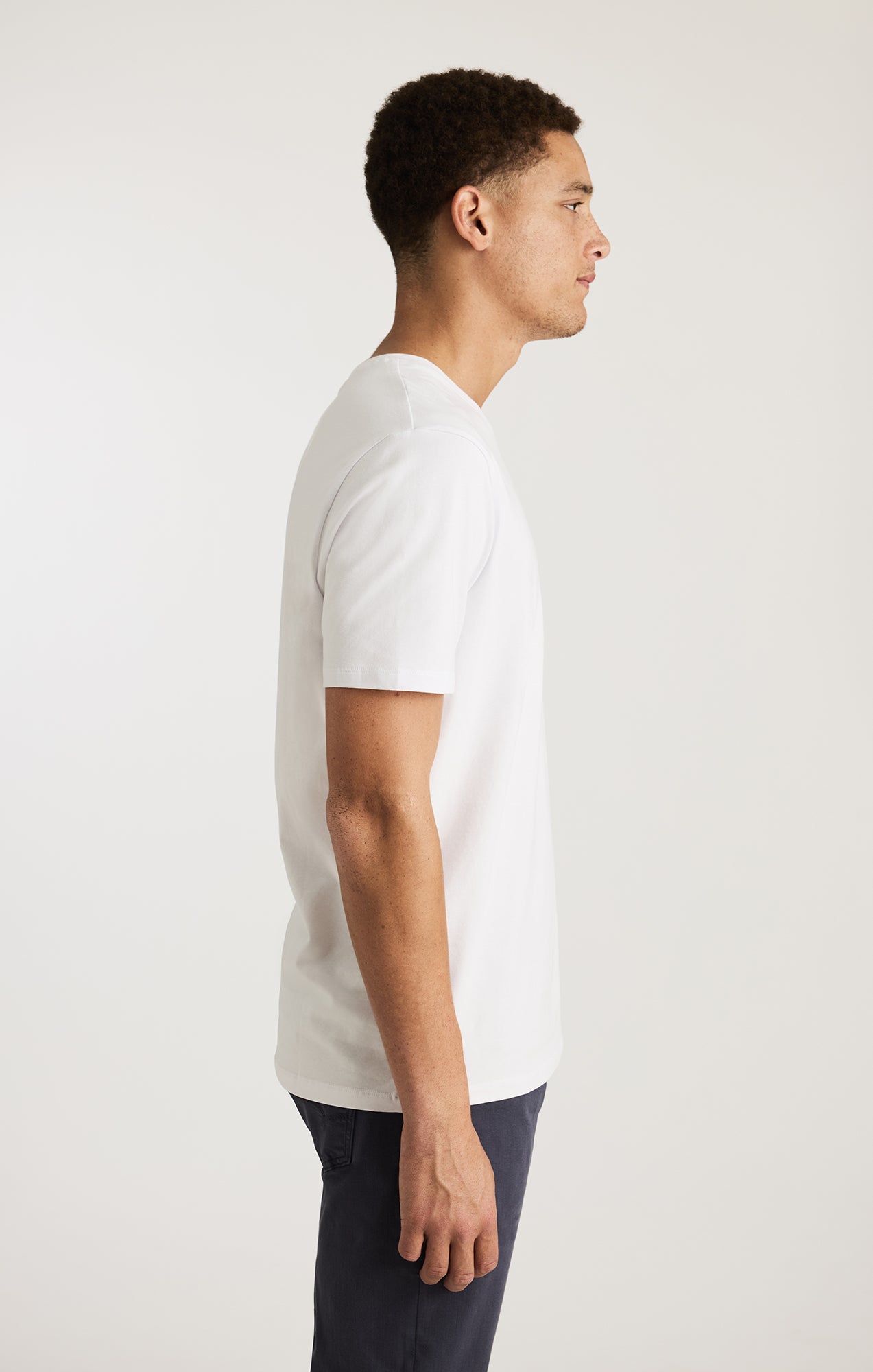 CREW NECK T-SHIRT IN WHITE