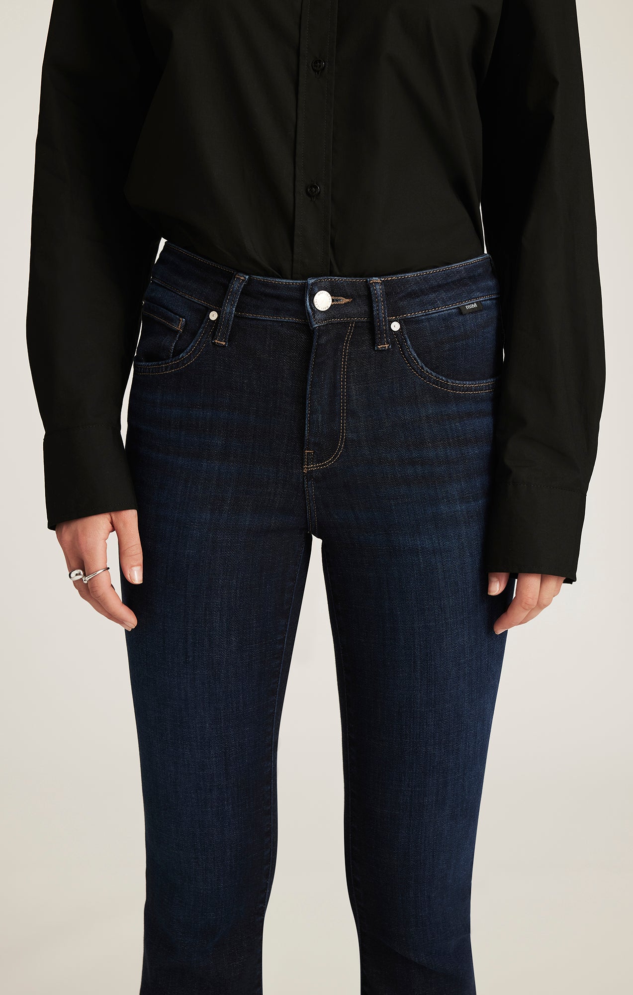 SYDNEY FLARE IN DARK BRUSHED FEATHER BLUE - Mavi Jeans