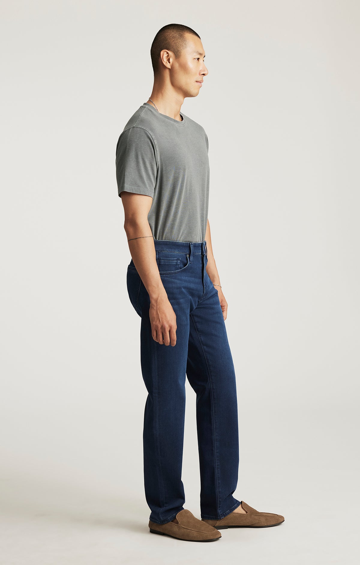 ZACH STRAIGHT LEG IN DARK ATHLETIC - Mavi Jeans