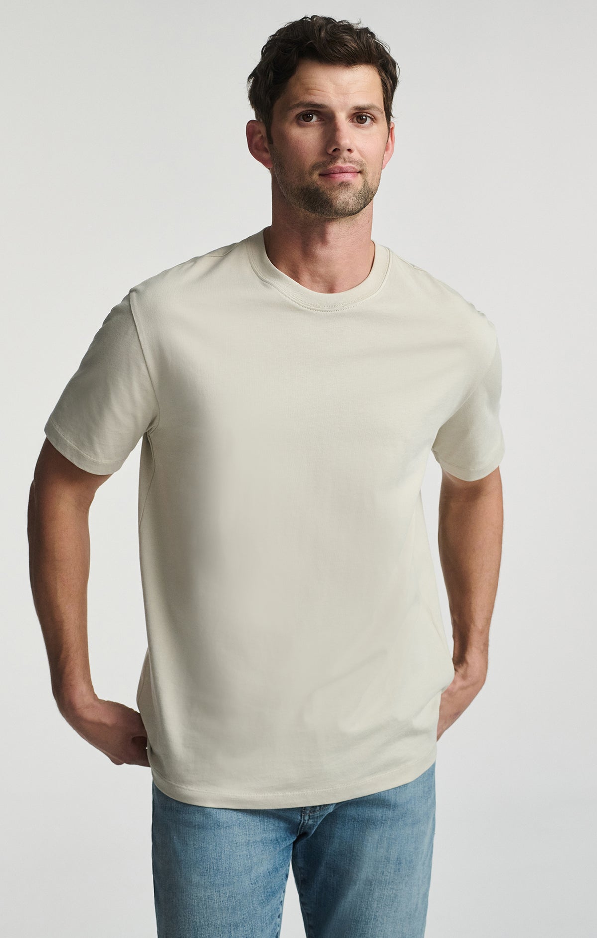 BASIC SHORT SLEEVE T-SHIRT IN MOONSTRUCK - Mavi Jeans