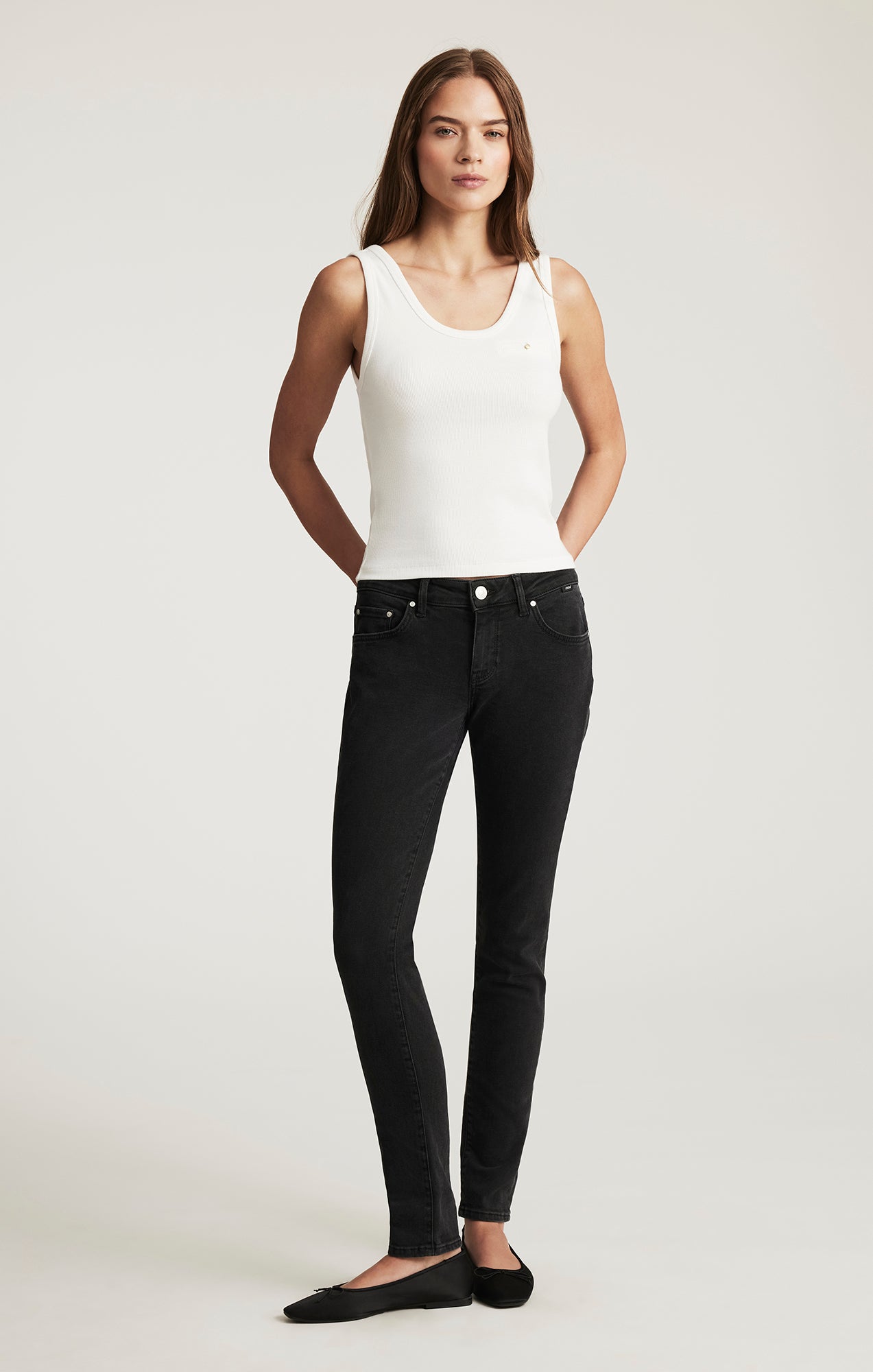 ALEXA SKINNY IN SMOKE TRIBECA - Mavi Jeans