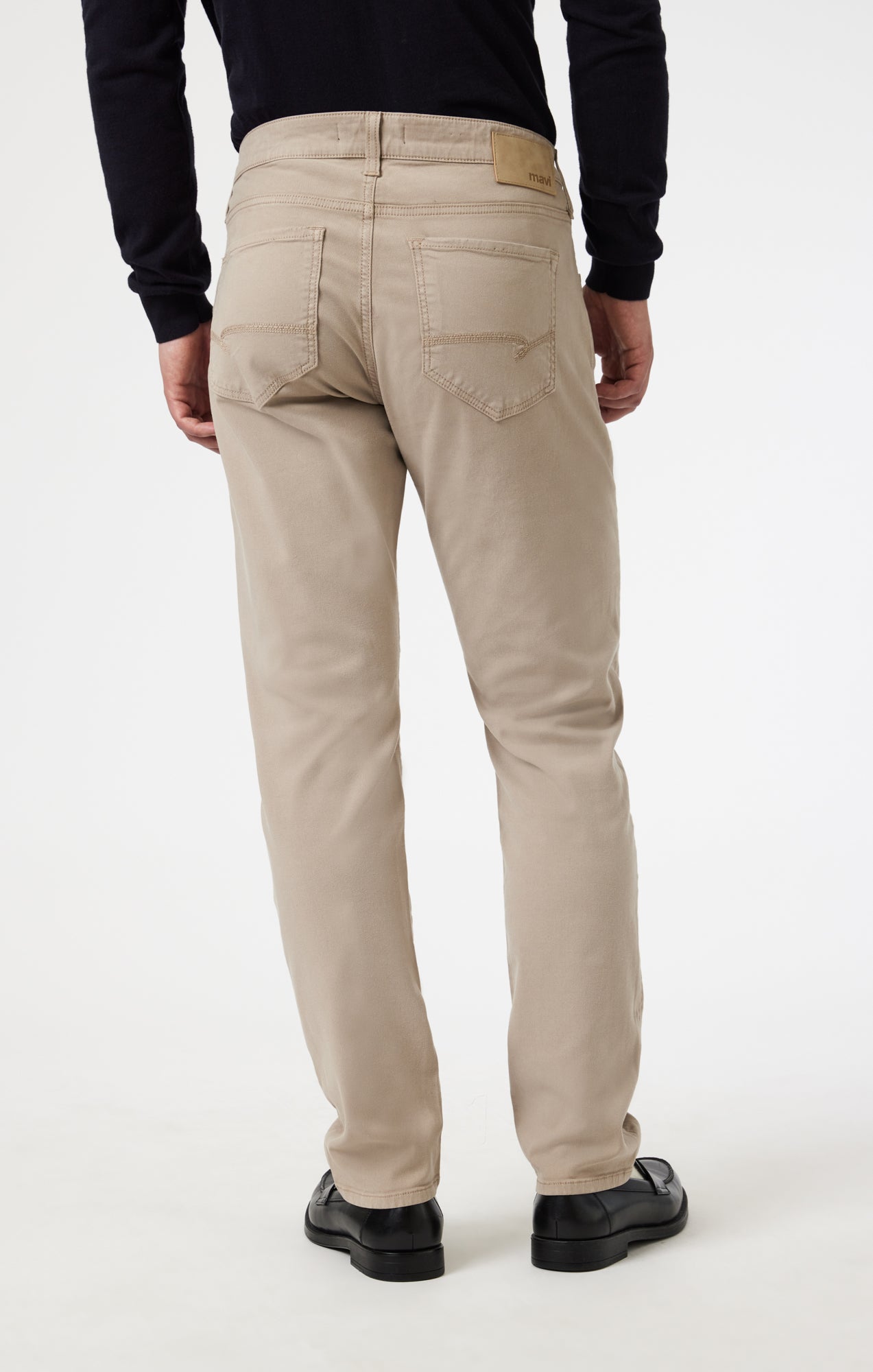 MARCUS SLIM STRAIGHT LEG IN LATTE LUXE TWILL - Mavi Jeans