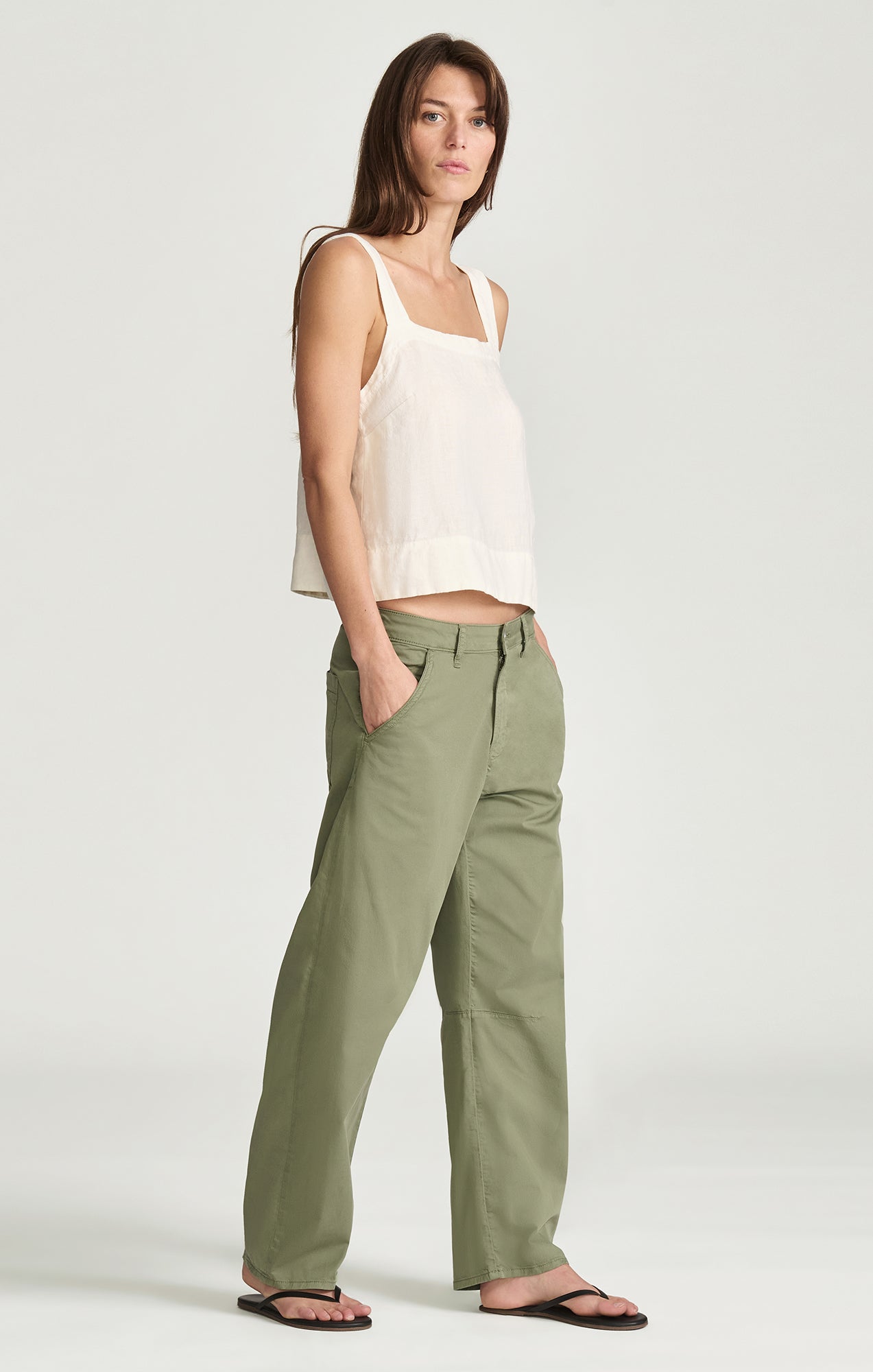 NICA BARREL IN SEA SPREY SUMMER TWILL - Mavi Jeans