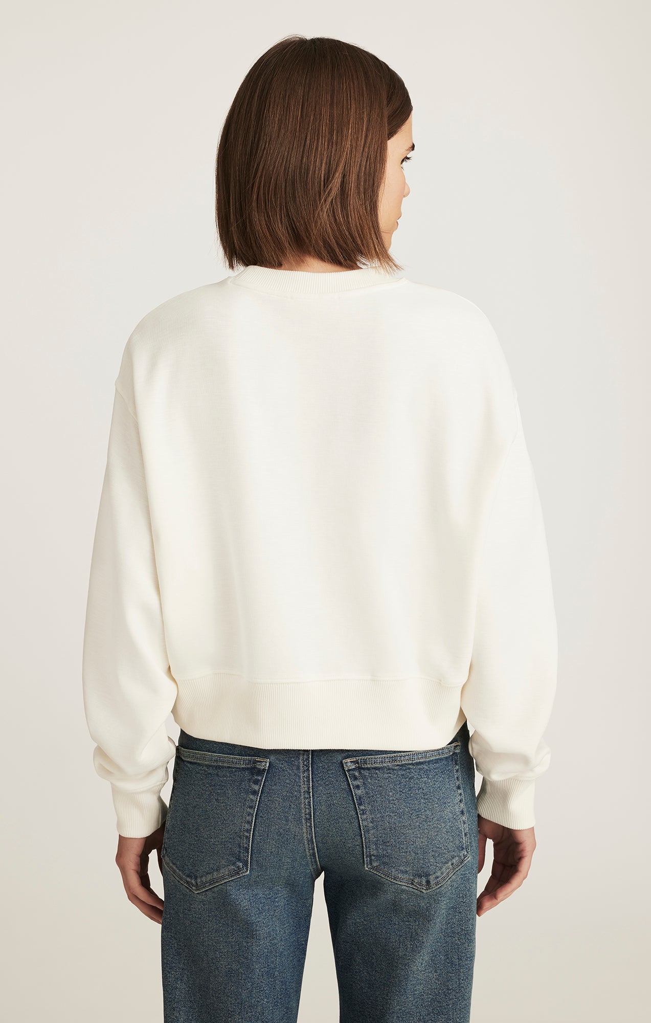 EDITION CREW NECK SWEATSHIRT IN MARSHMALLOW - Mavi Jeans