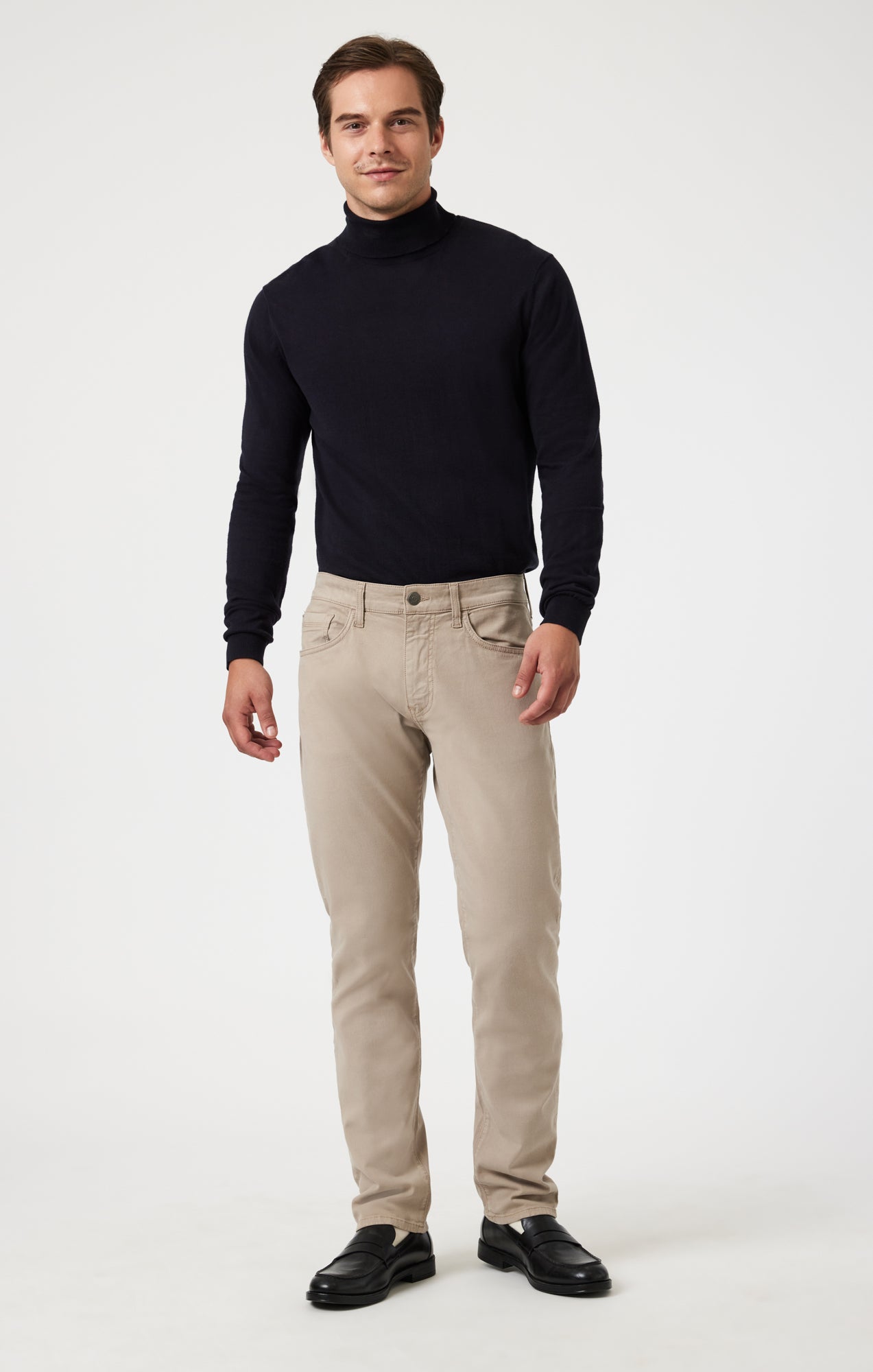 MARCUS SLIM STRAIGHT LEG IN LATTE LUXE TWILL - Mavi Jeans