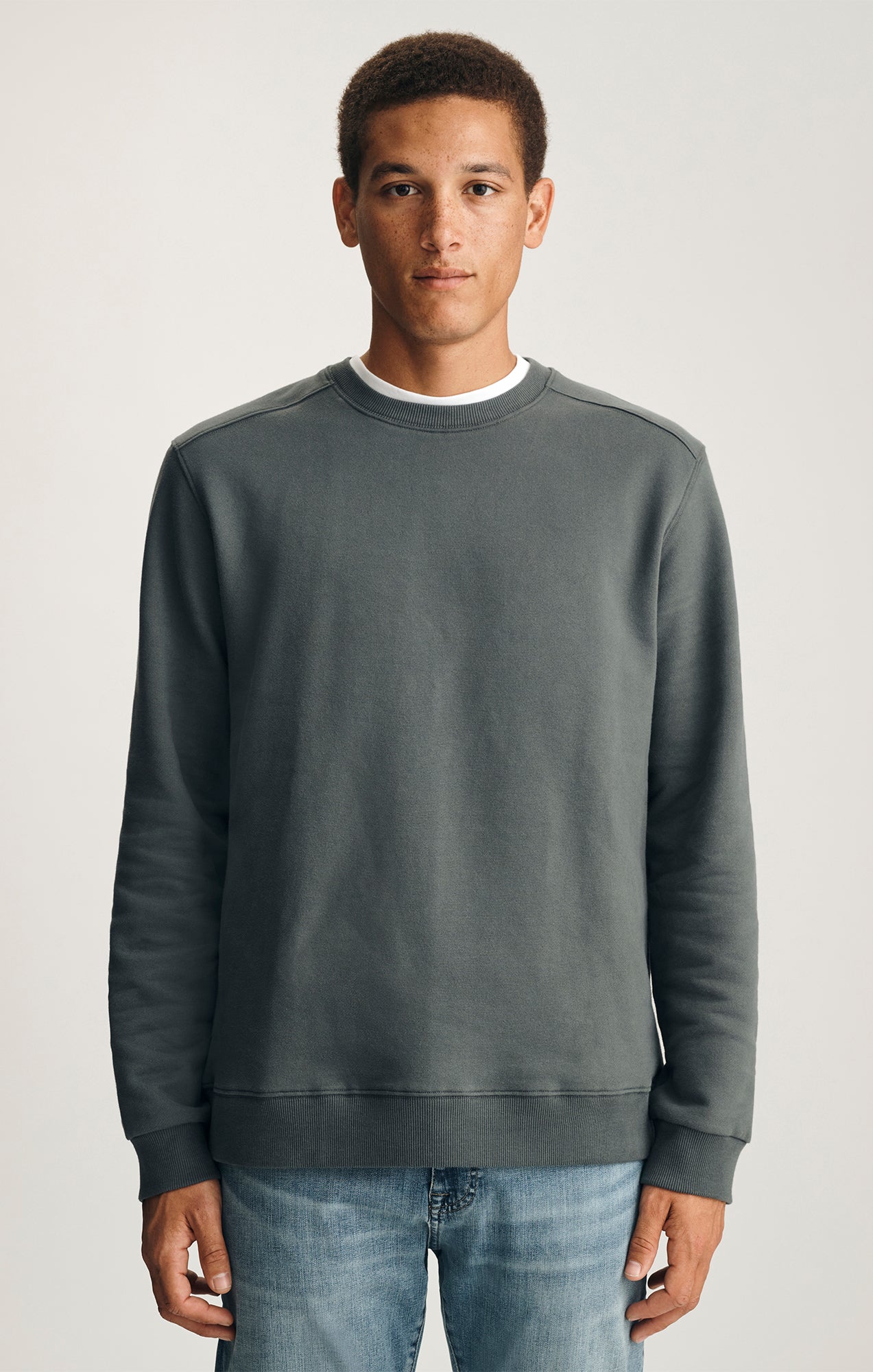 CREW NECK SWEATSHIRT IN URBAN CHIC