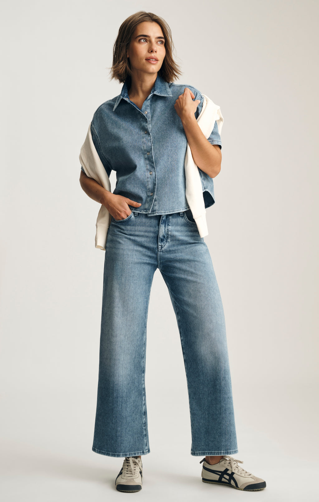 PALOMA WIDE LEG IN MID MOVE - Mavi Jeans
