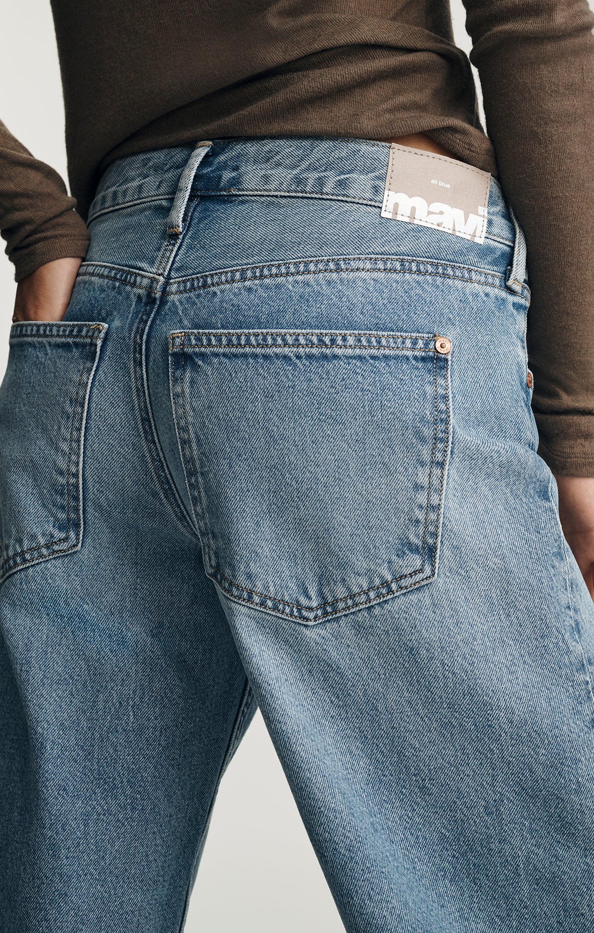 SANDY WIDE LEG IN MID USED CLASSIC DENIM - Mavi Jeans