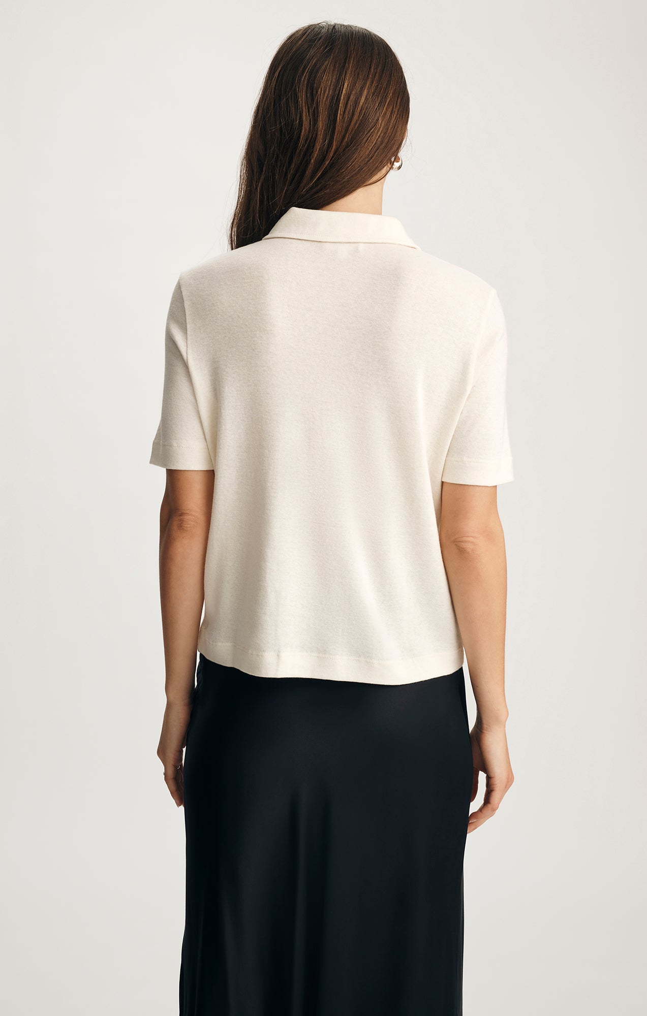 EDITION POLO T-SHIRT IN BUTTERCREAM