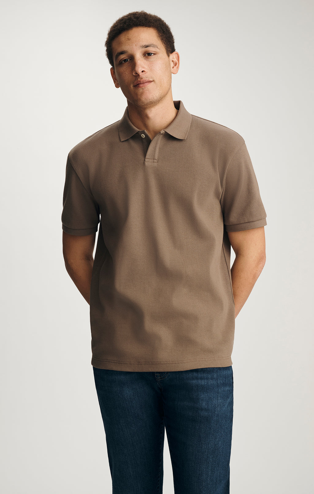 POLO T-SHIRT IN MOREL