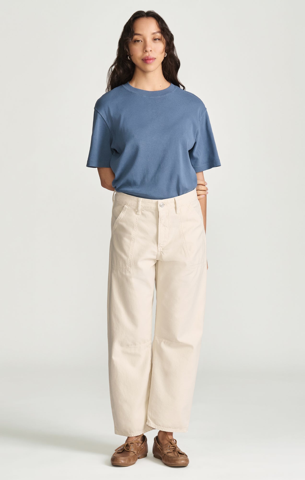 VINNIE BARREL CARGO IN SANDSHELL RIBSTOP - Mavi Jeans