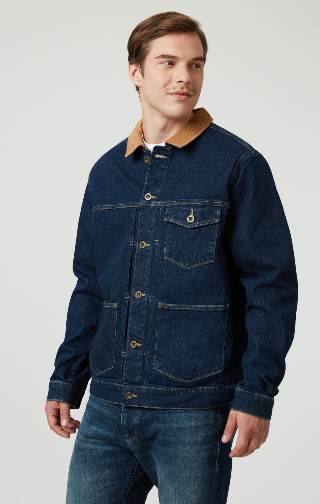 WILLY DENIM JACKET IN DEEP BLUE DENIM - Mavi Jeans