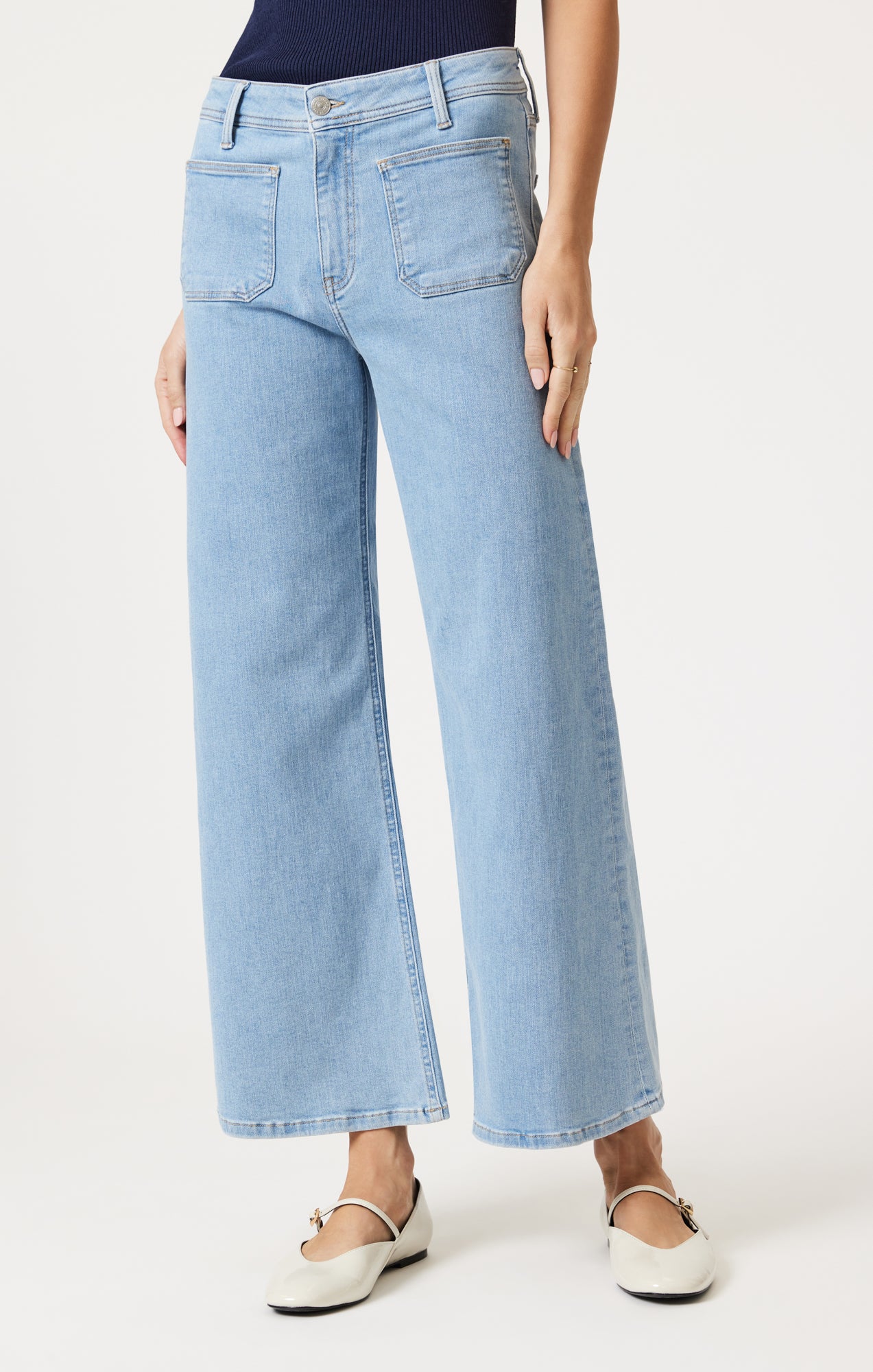 PALOMA MARINE WIDE LEG IN LIGHT BLUE FLEX BLUE - Mavi Jeans