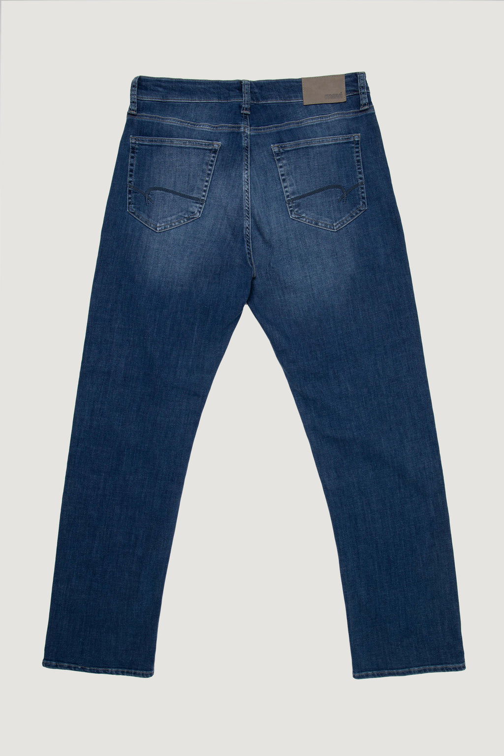 ZACH STRAIGHT LEG IN MID BRUSHED FEATHER BLUE - Mavi Jeans