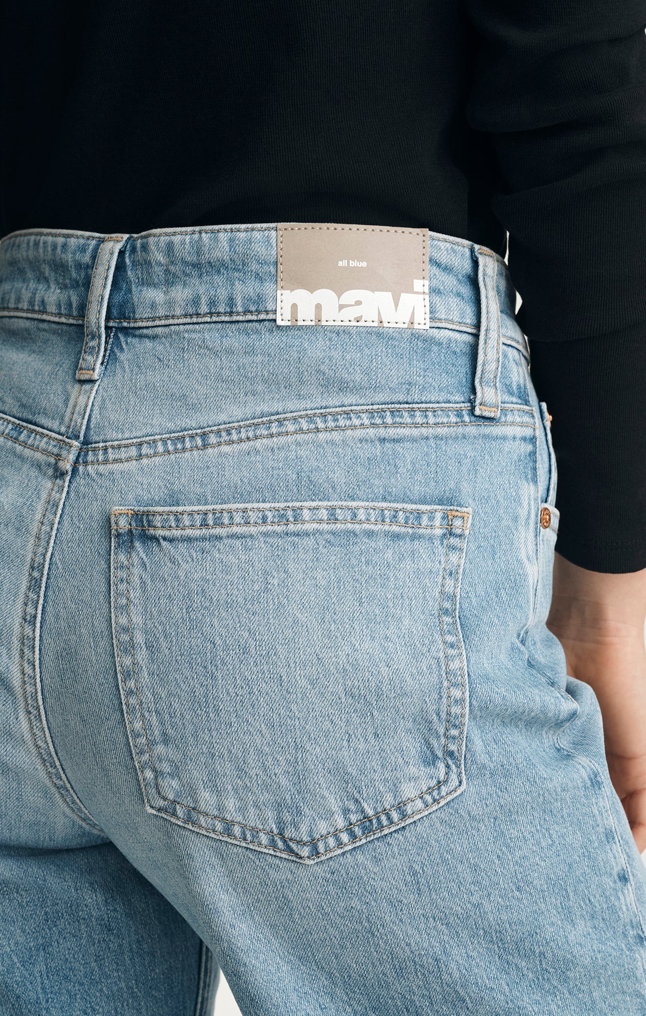 Mavi Women's Florida Wide Leg In Bleached Classic Blue – Mavi Jeans