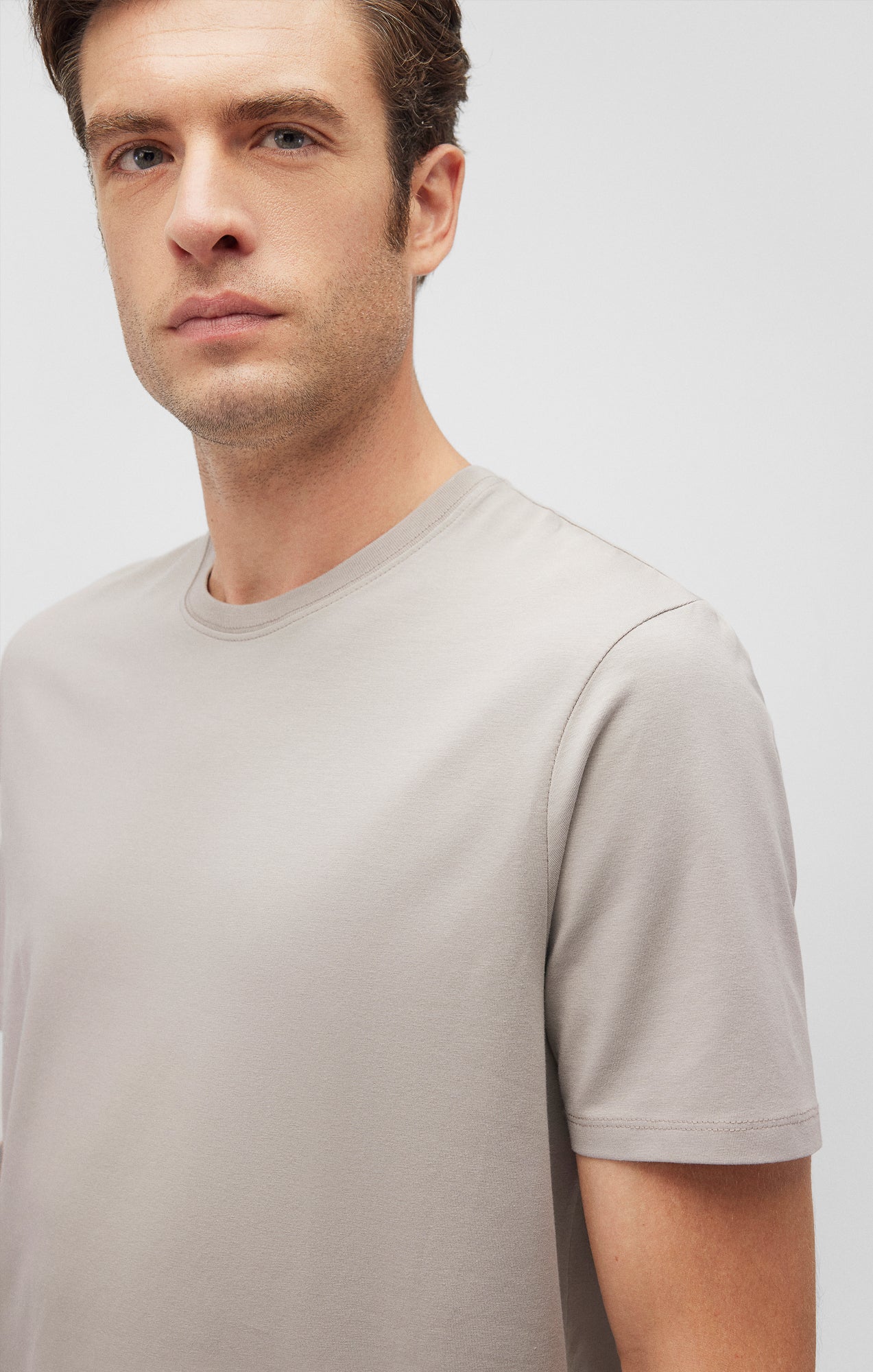 BASIC CREW NECK T-SHIRT IN PALOMA - Mavi Jeans