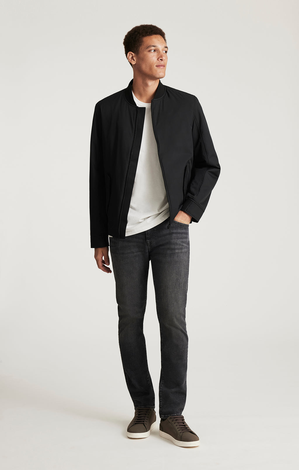 BOMBER JACKET IN BLACK - Mavi Jeans