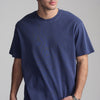 SHORT SLEEVE CREW NECK T-SHIRT IN BLACK IRIS - Mavi Jeans