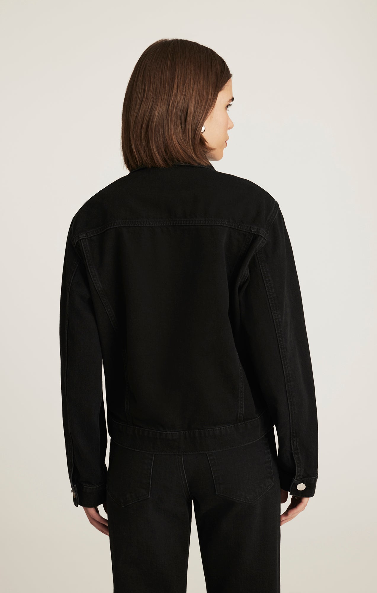 RUBY DENIM JACKET IN DARK SMOKE ICON - Mavi Jeans