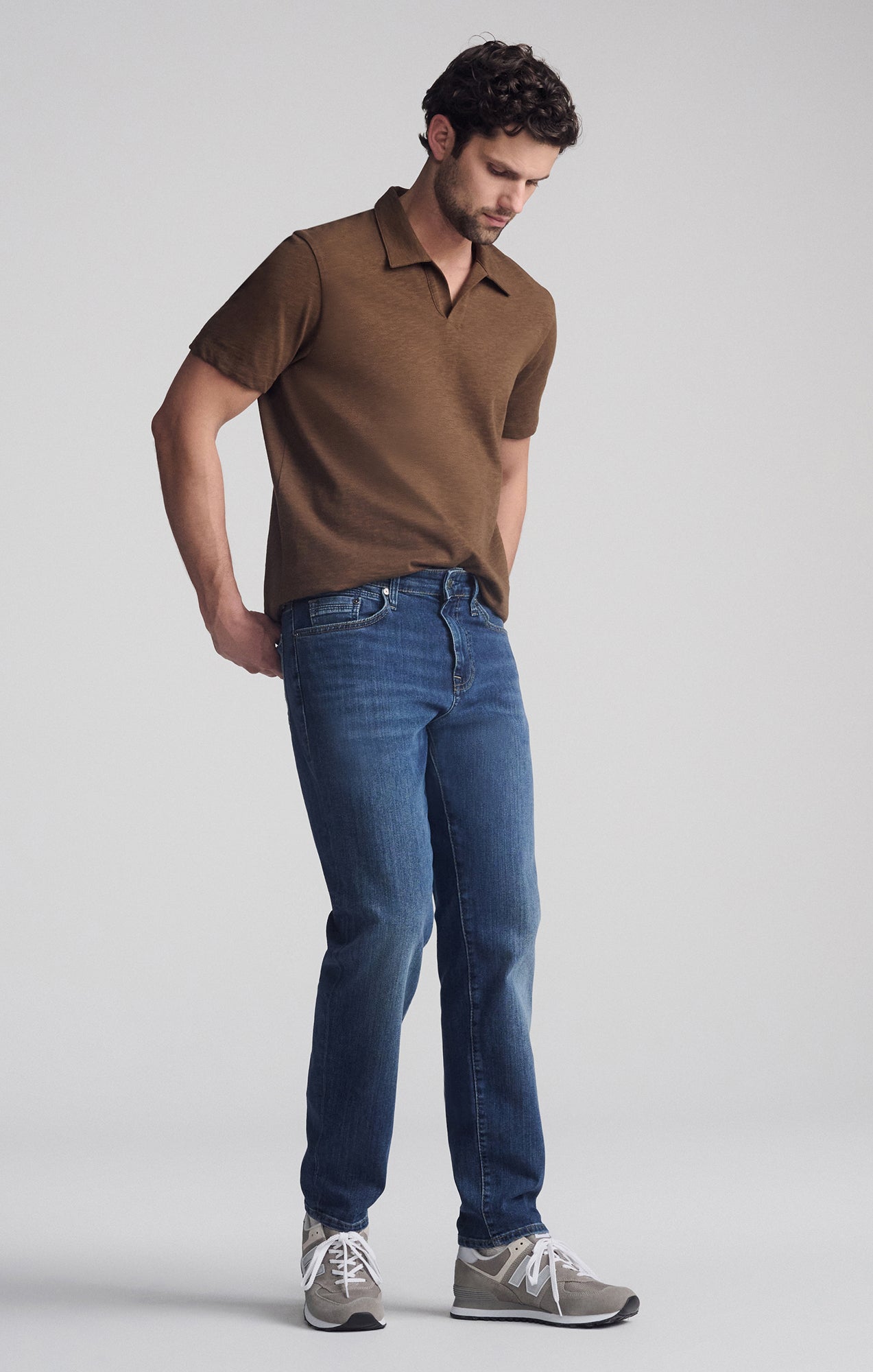POLO SHIRT IN COCOA - Mavi Jeans