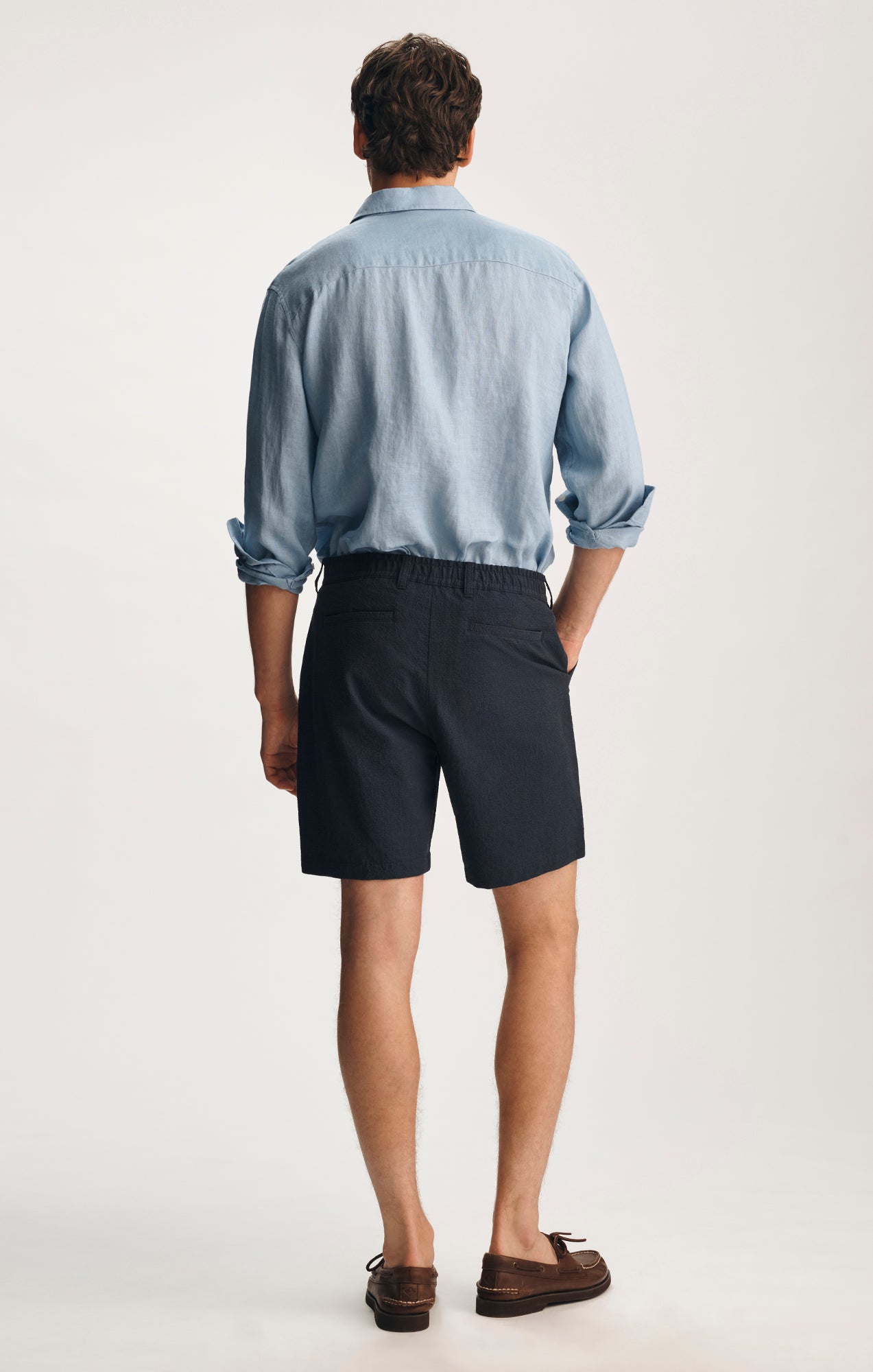 CHINO 7" INSEAM SHORTS IN NAVY BLAZER - Mavi Jeans