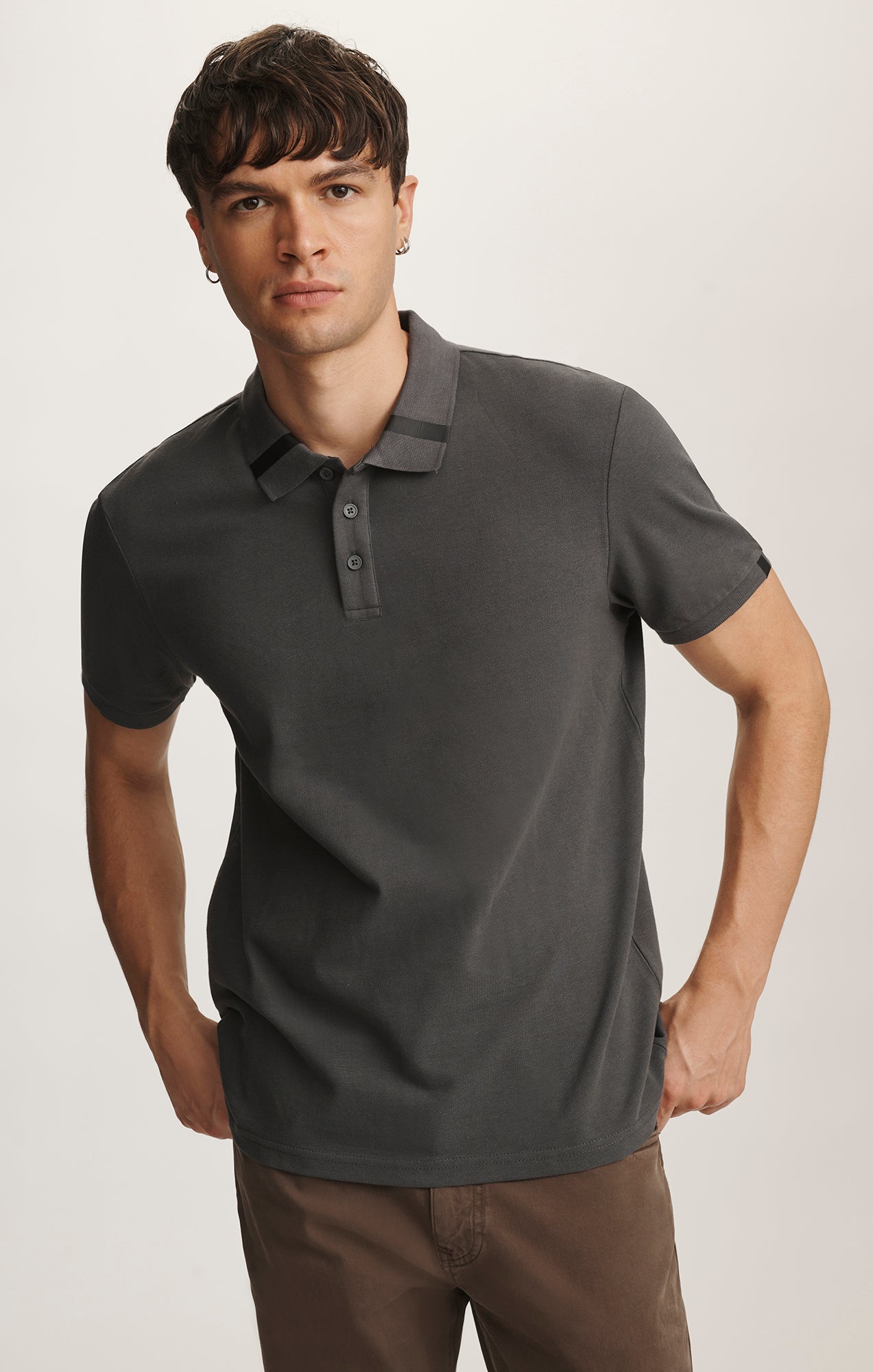 SMART POLO SHIRT IN ASPHALT - Mavi Jeans