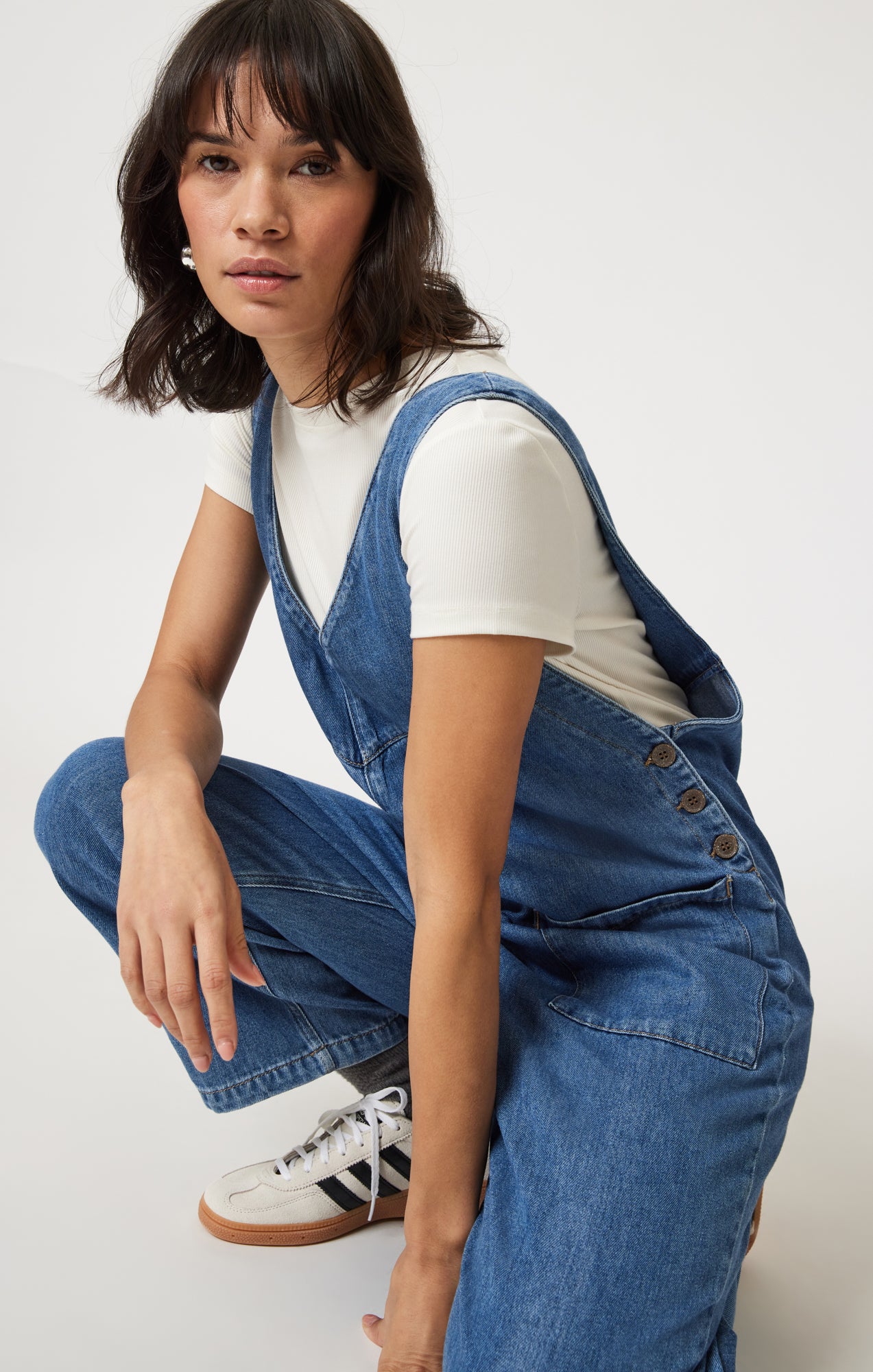 MYRA ROMPER IN MID BLUE WELL BLUE - Mavi Jeans